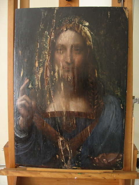 salvator mundi unrestored