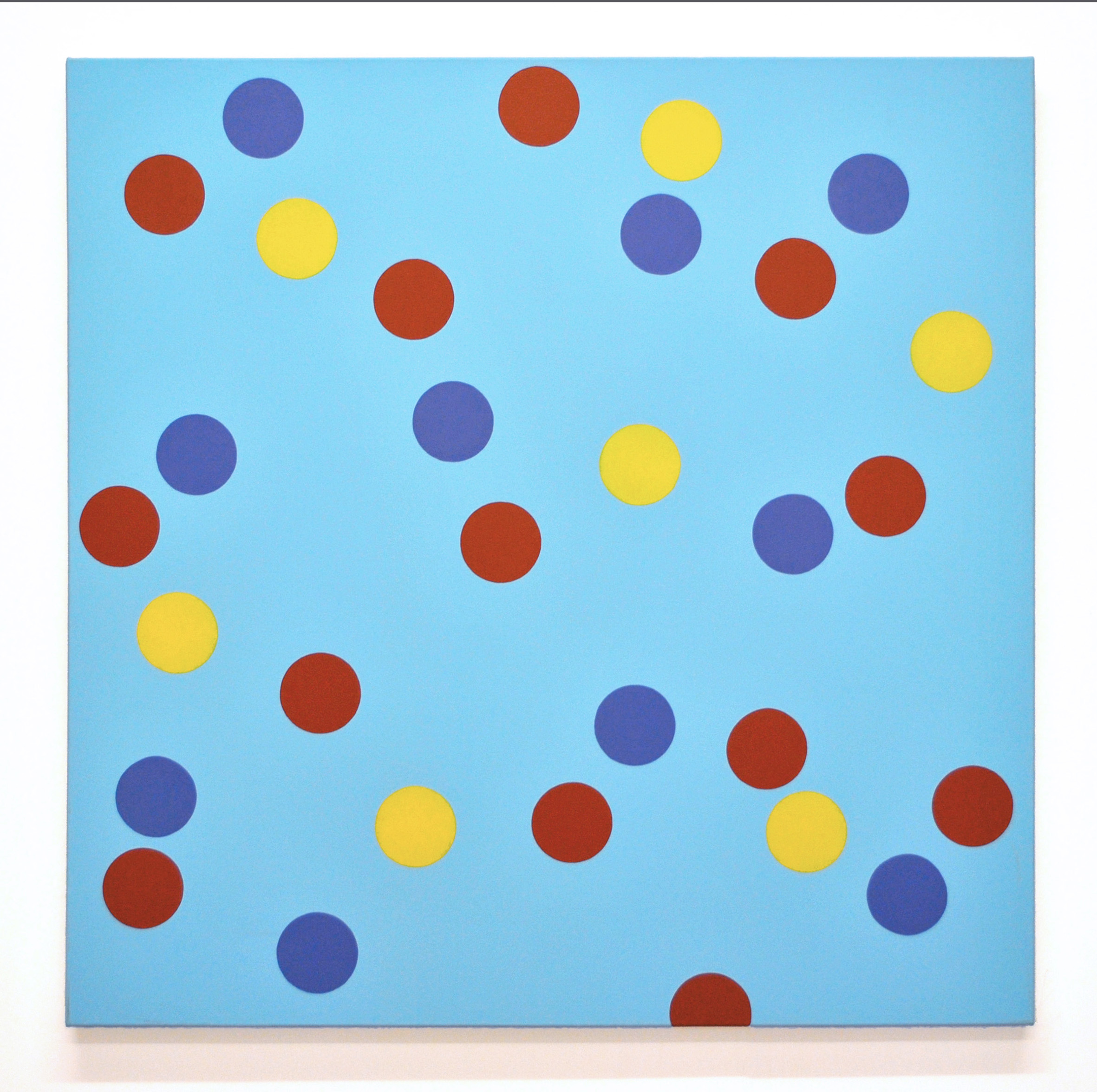Circlus III 90cm x 90cm oil and acrylic on canvas 2015