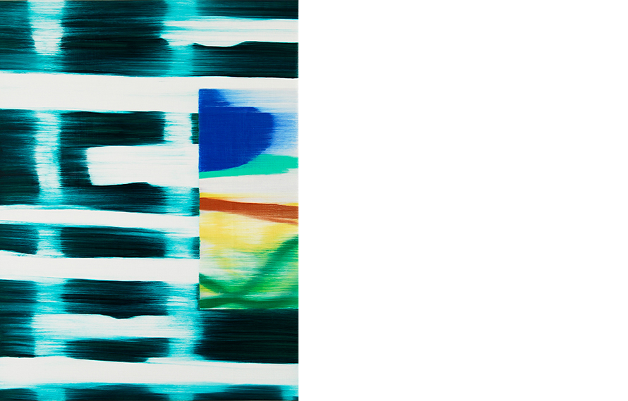 Untitled #4, 2020. Oil on canvas, 24 x 18 inches.