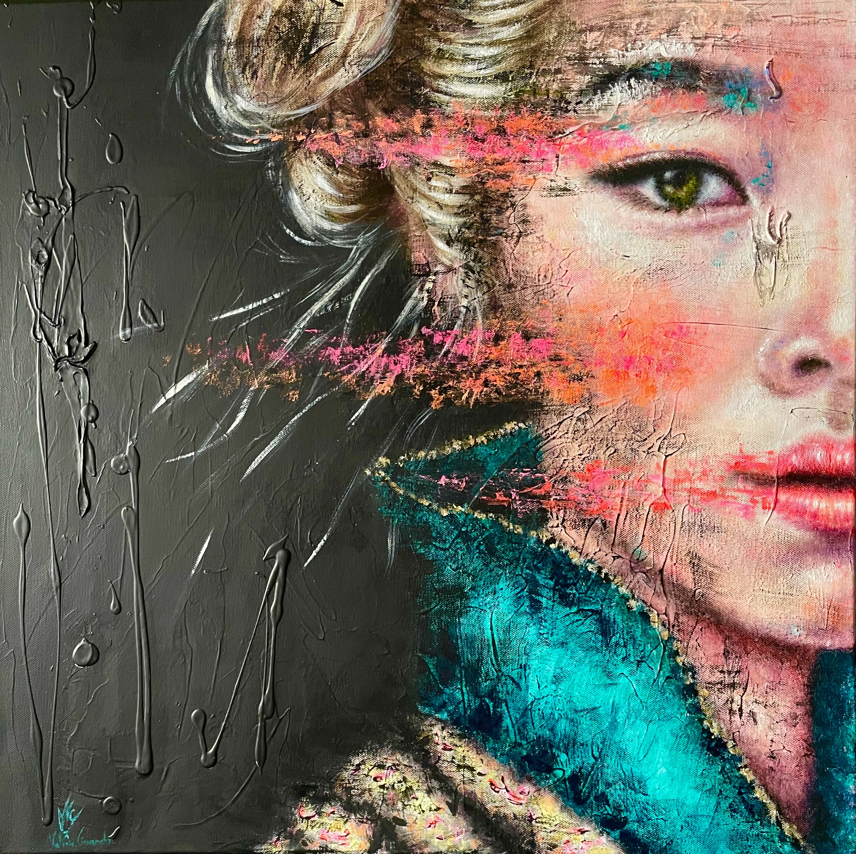 80x80 - Acryl/toile - (disponible galerie Ars-en-R&eacute;)