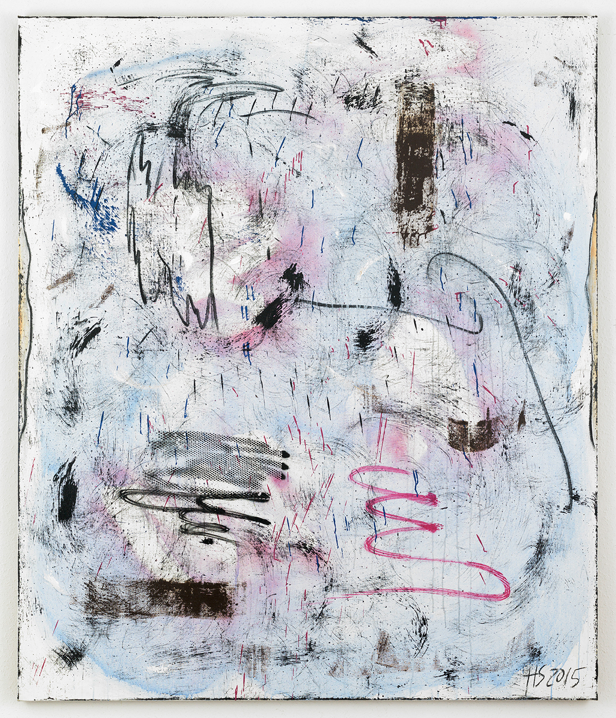 NOT A LOVER, MORE A HATER, 2015 200 x 170cm Oil on Canvas