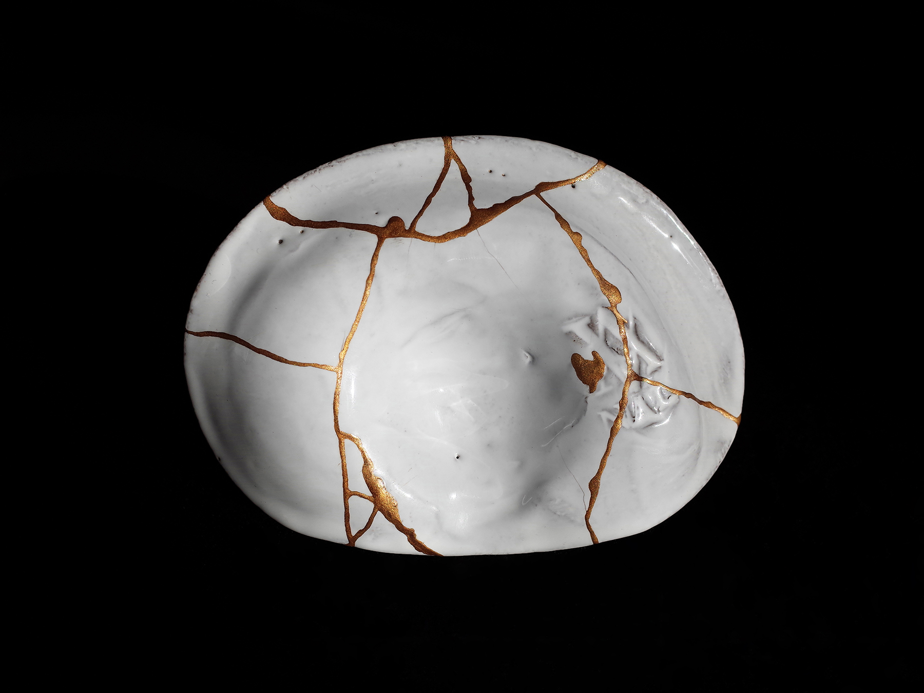 Angelic face object for Silvia Carissoli, Kintsugi, 2022