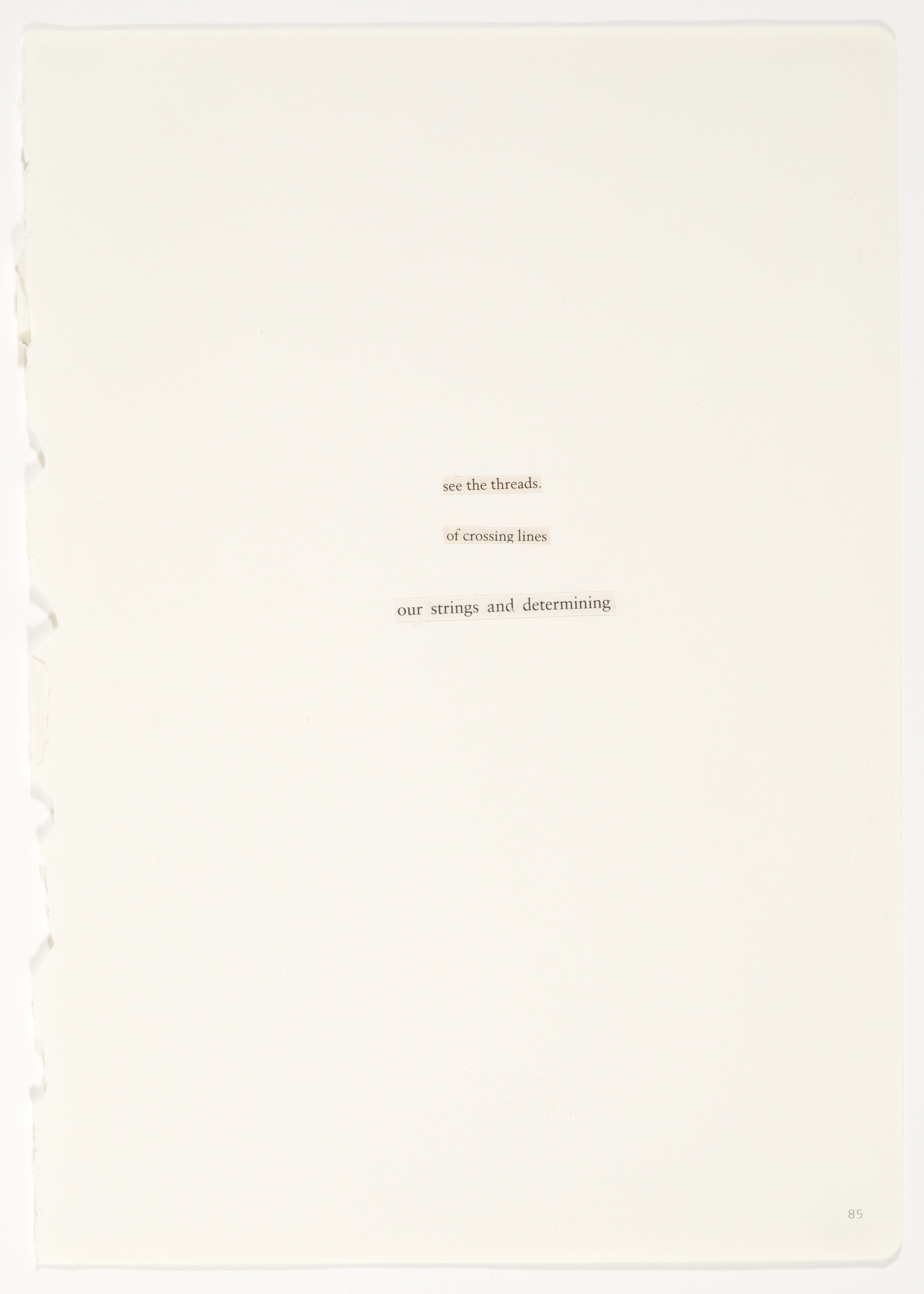 See the Threads of Crossing Lines