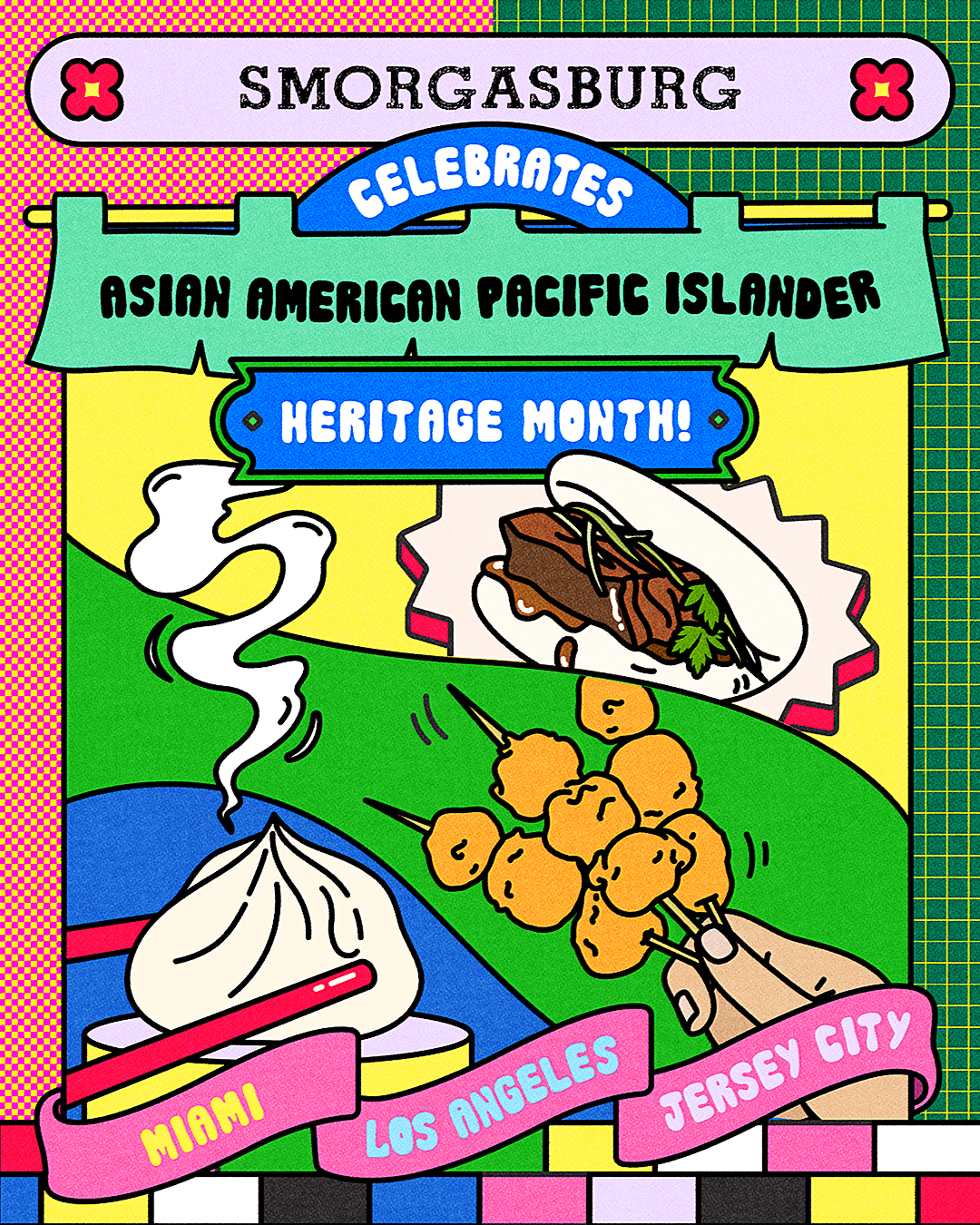 Smorgasburg AAPI Month — Illustration