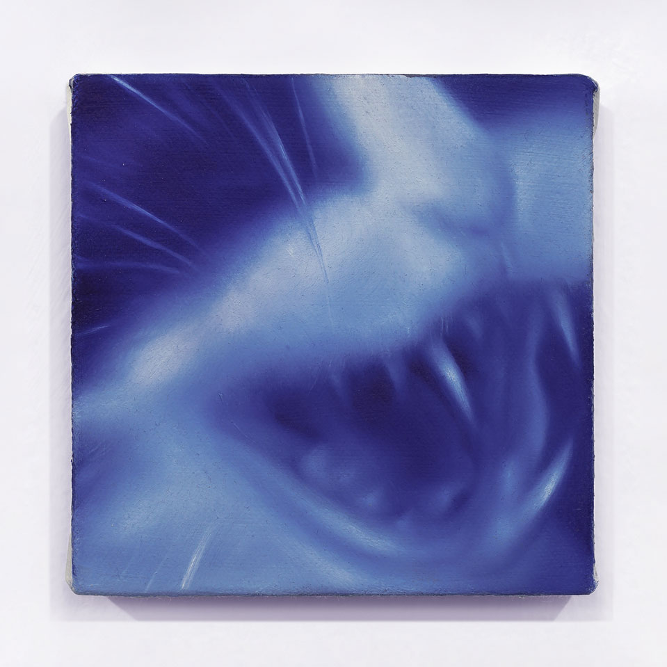 AAAAAAAAAAA (2024), oil on canvas, 4x4"