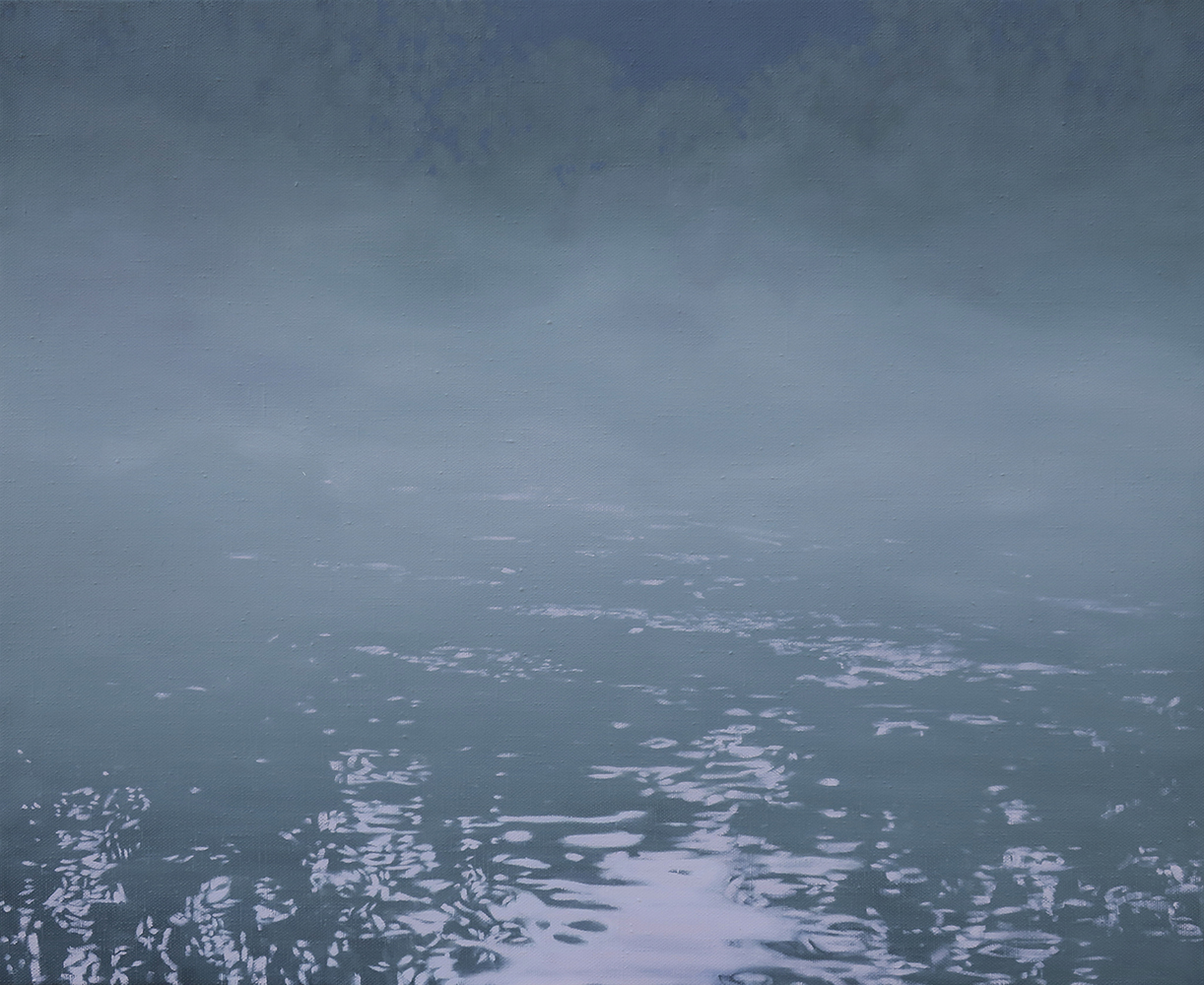 "River" / "J&otilde;gi"90 x 110 cm, oil on canvas, 2019