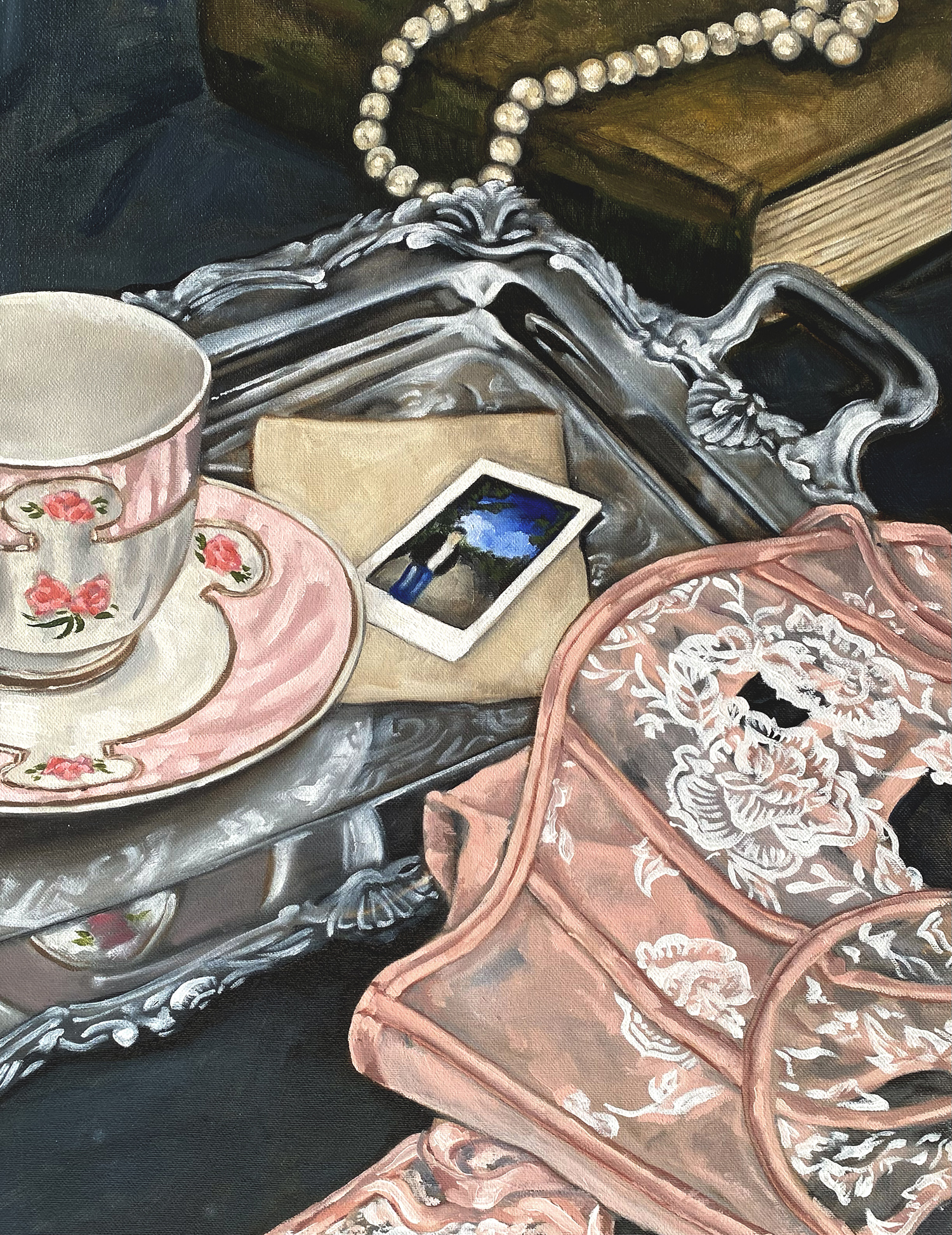A love letter n.3 (2022), oil paint on canvas, 40x30cm