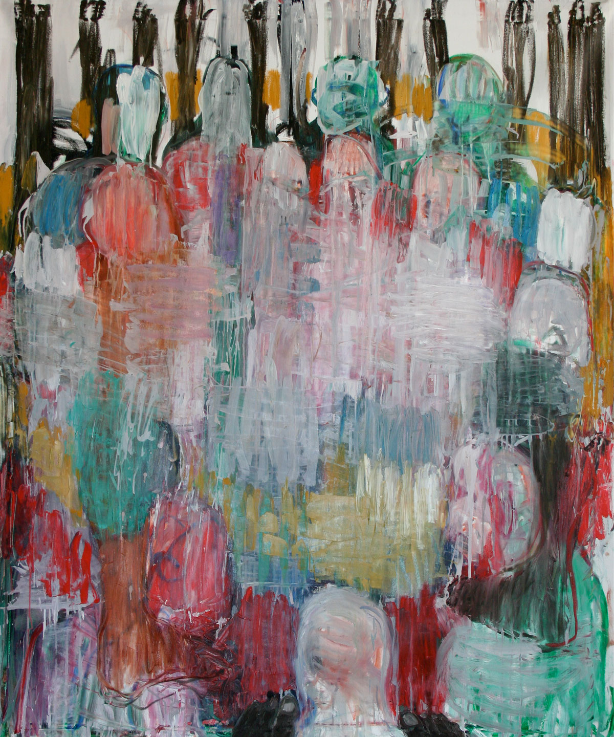 Misheck Masamvu, Inside and Outside (2014) | Oil on canvas, 155 x 130 cm
