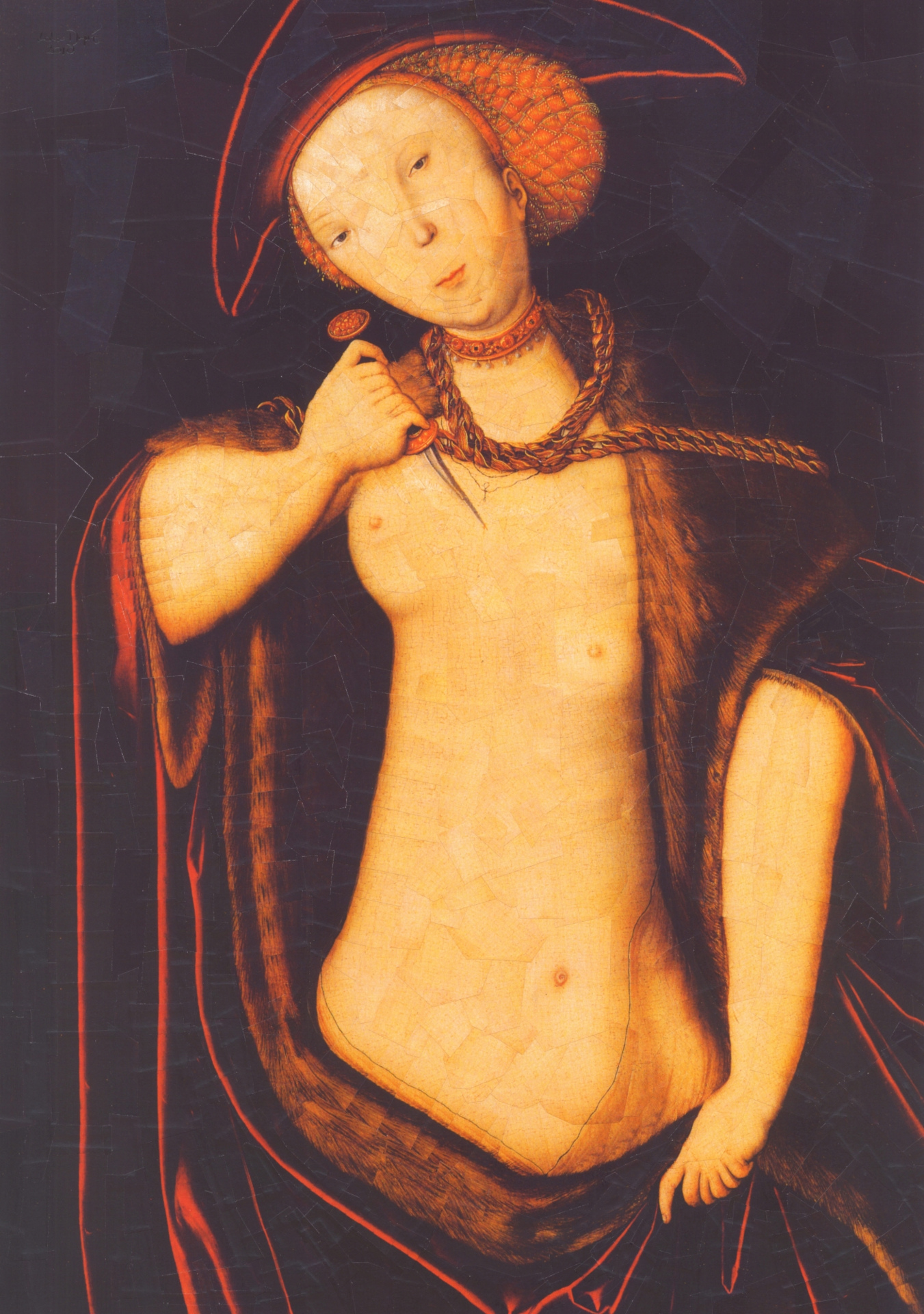After Lucas Cranach 2, 2010, 11.6 x 16.5 inches
