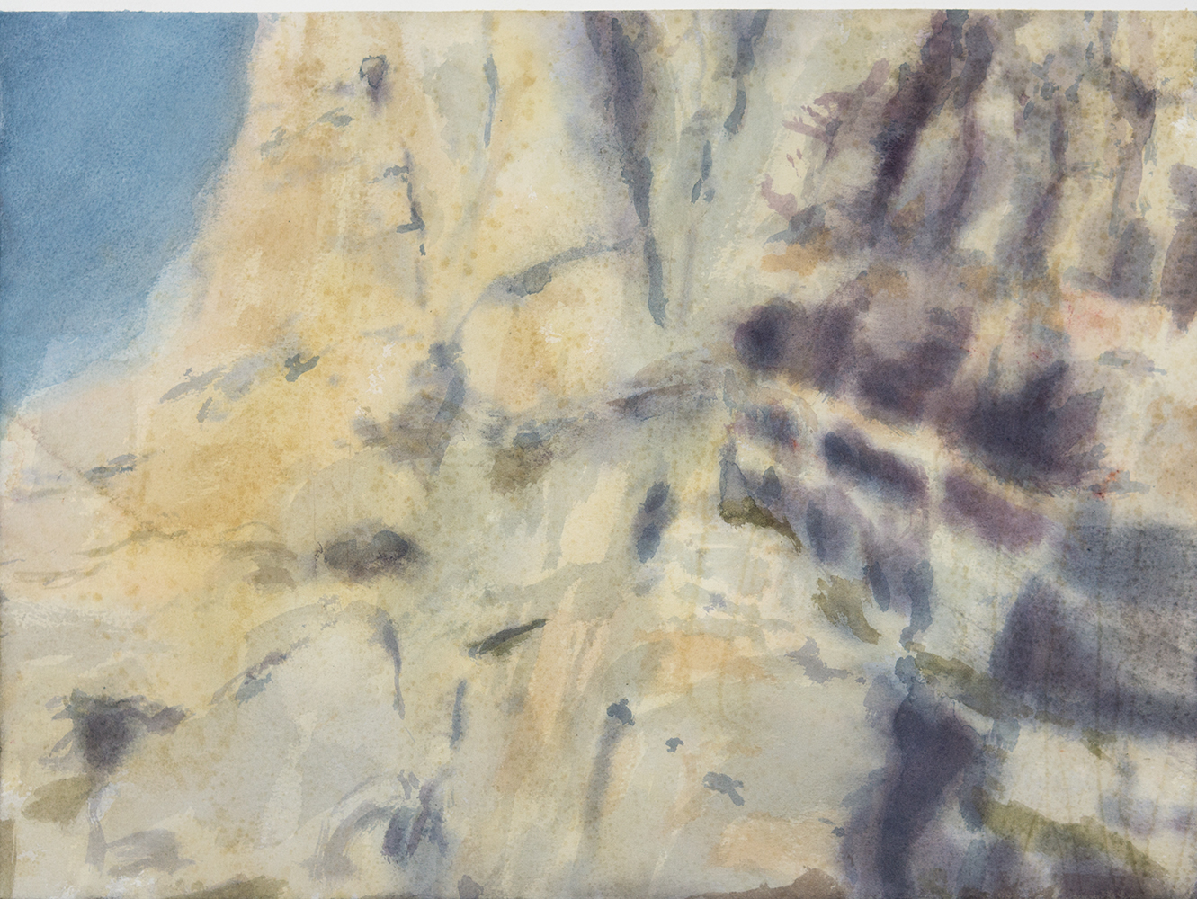 Paroi, lumièrewatercolour on paper28 x 38 cm, 2023