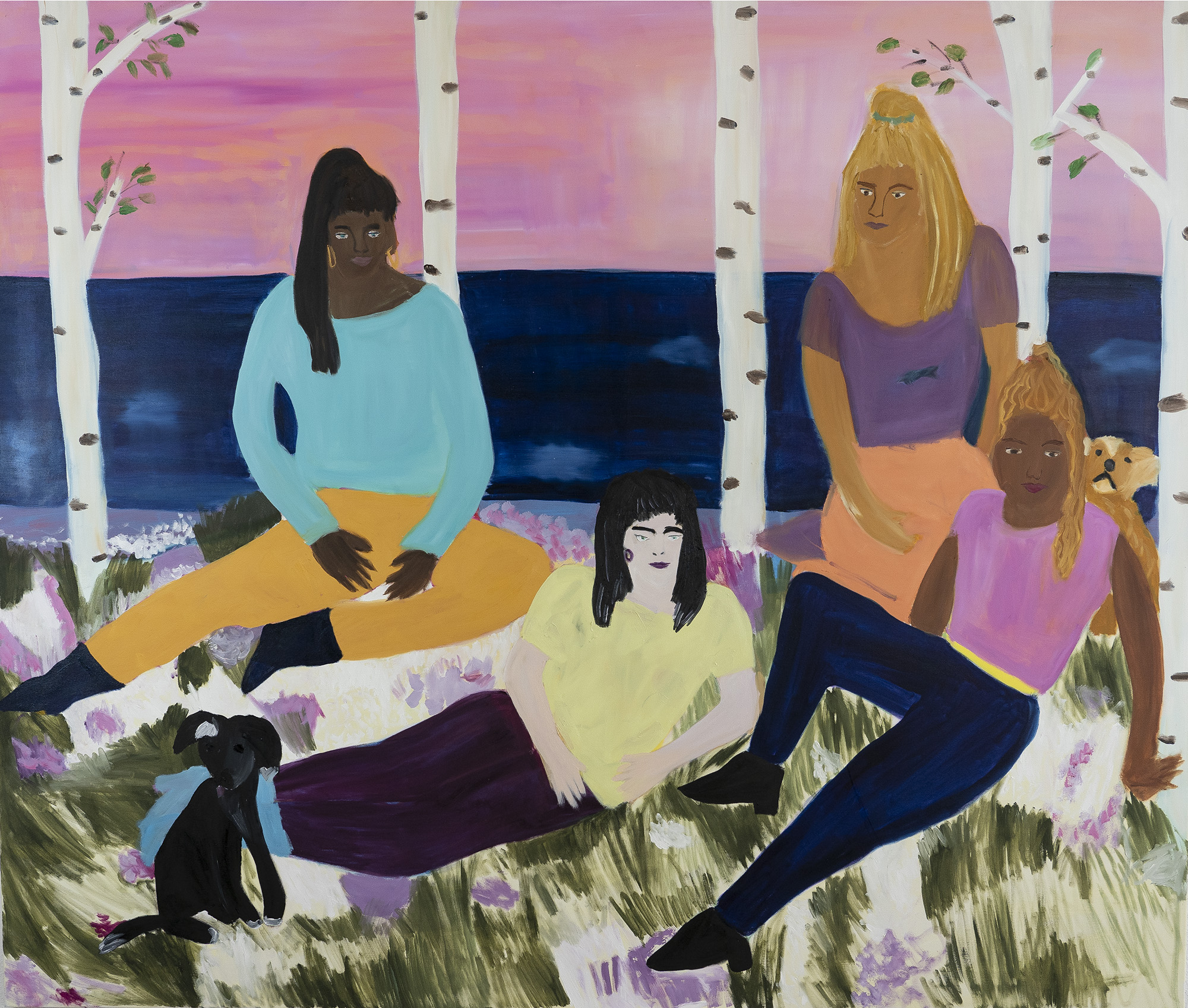 Isle of Dogs, Oil on Canvas, 155 x 200 cm, 2021