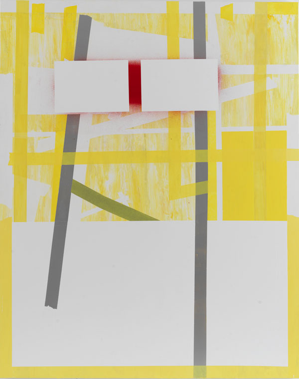 Untitled, acrylic on board, 60" x 47", 152 x 120cm 