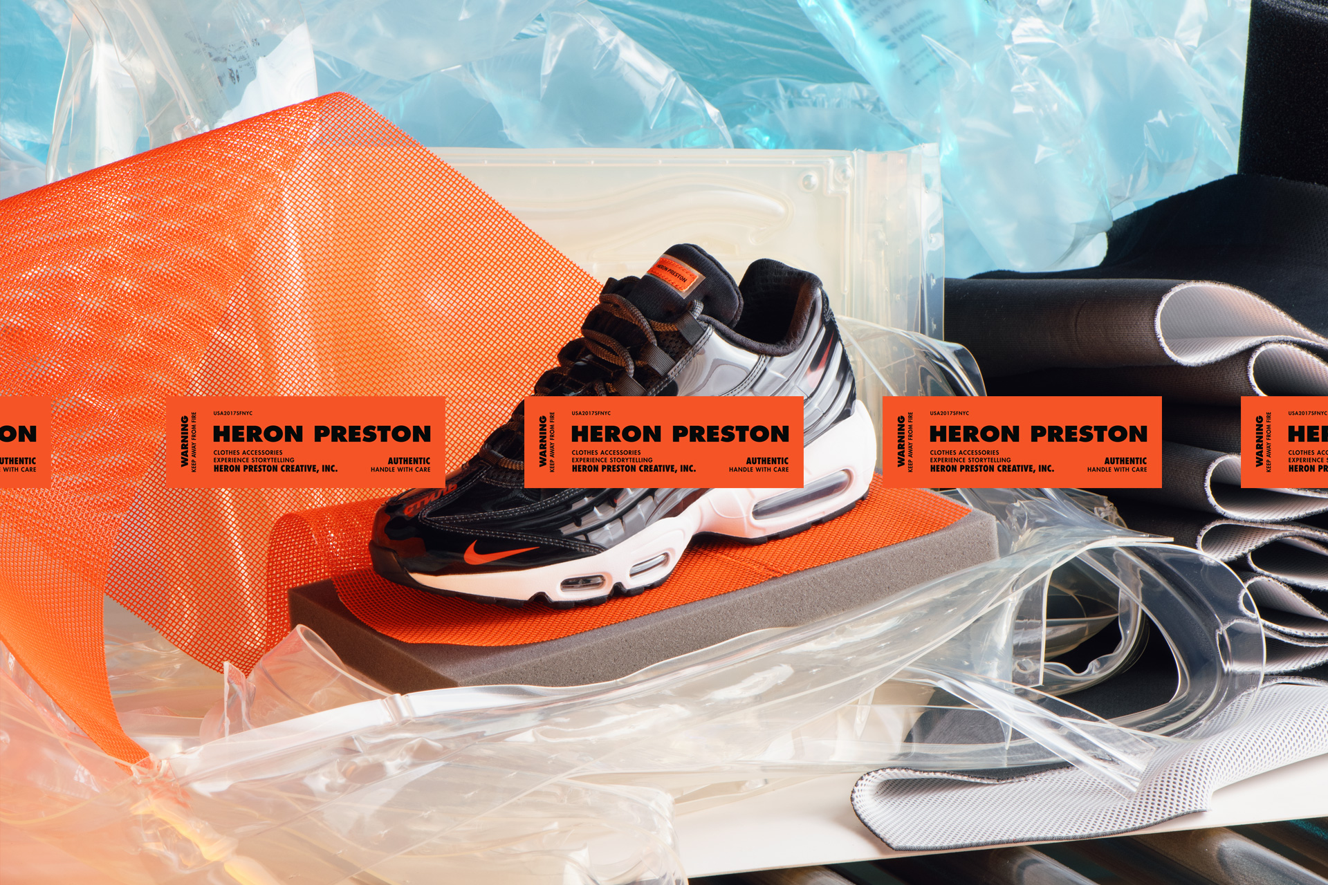 nike heron preston bag