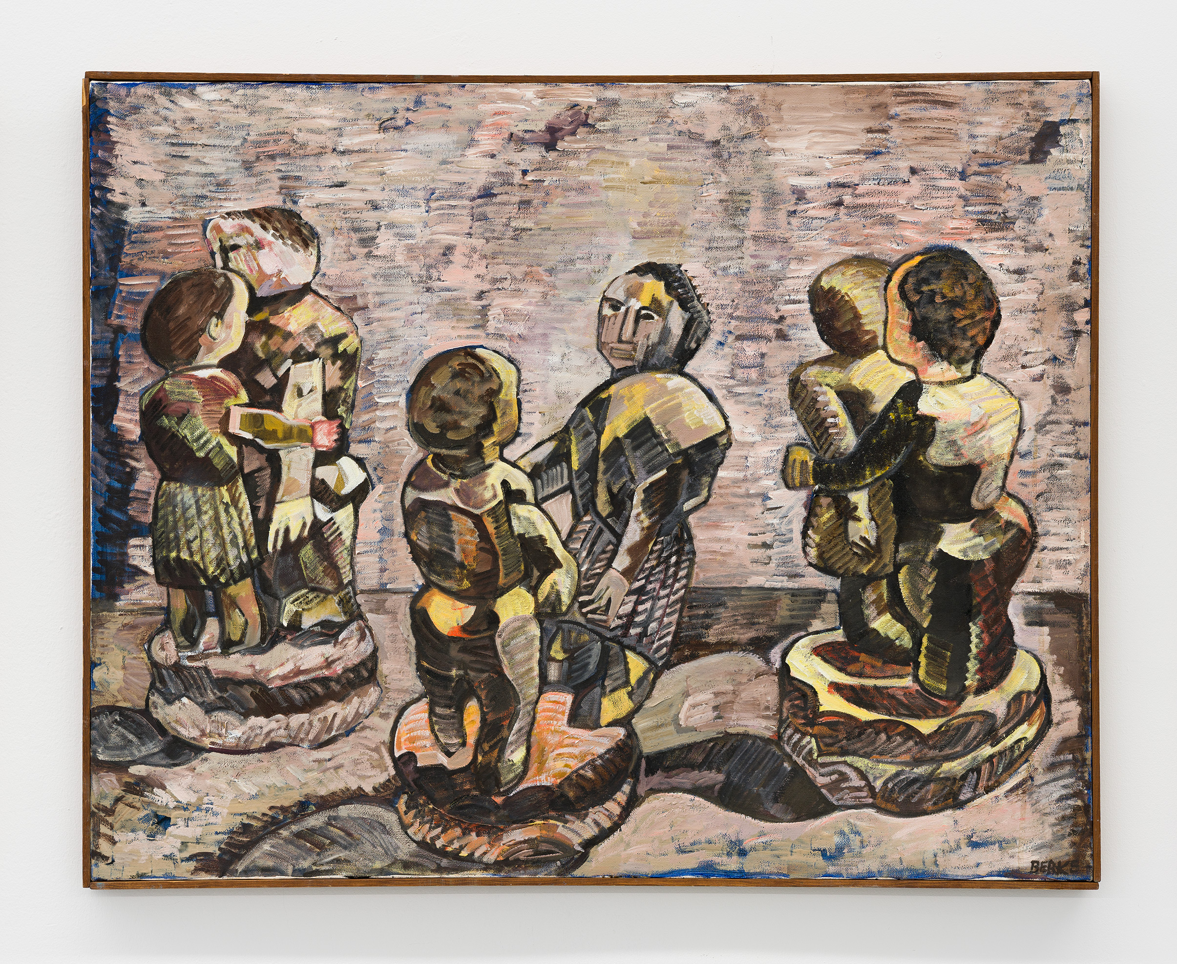 Allen Berke, Untitled, 1980s, Oil on canvas, 24 x 30 in. 61 x 76.2 cm.