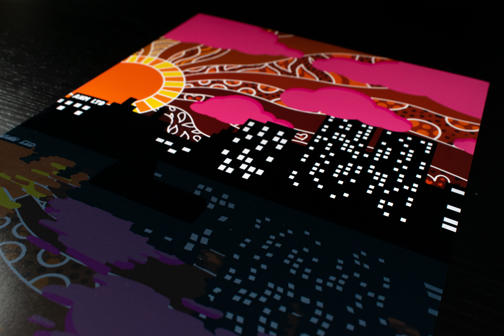 Psychedelic Cityscape - Print 