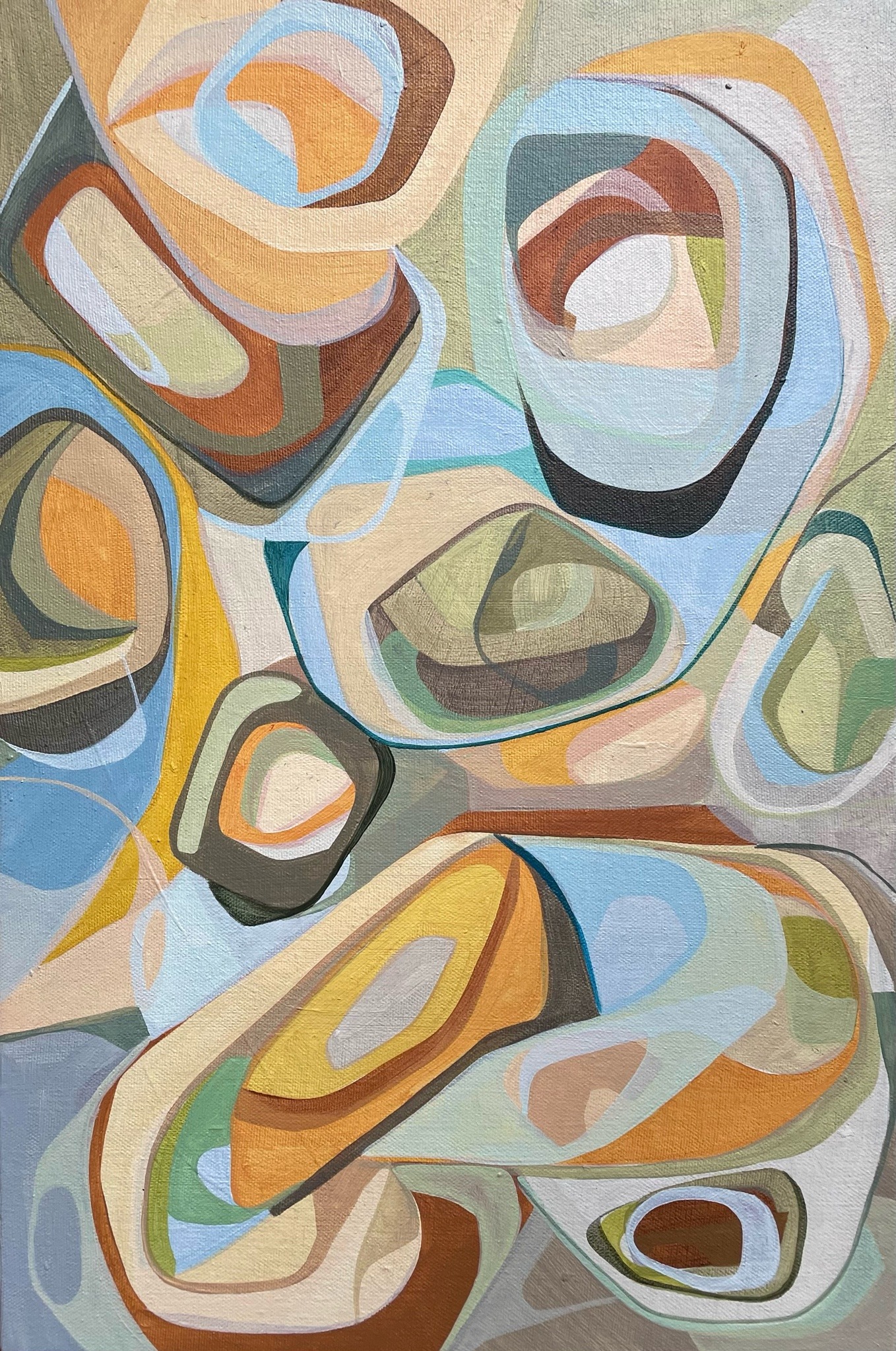 "Variety Clip Pack" 12" x 18" x 1" Acrylic on canvaS