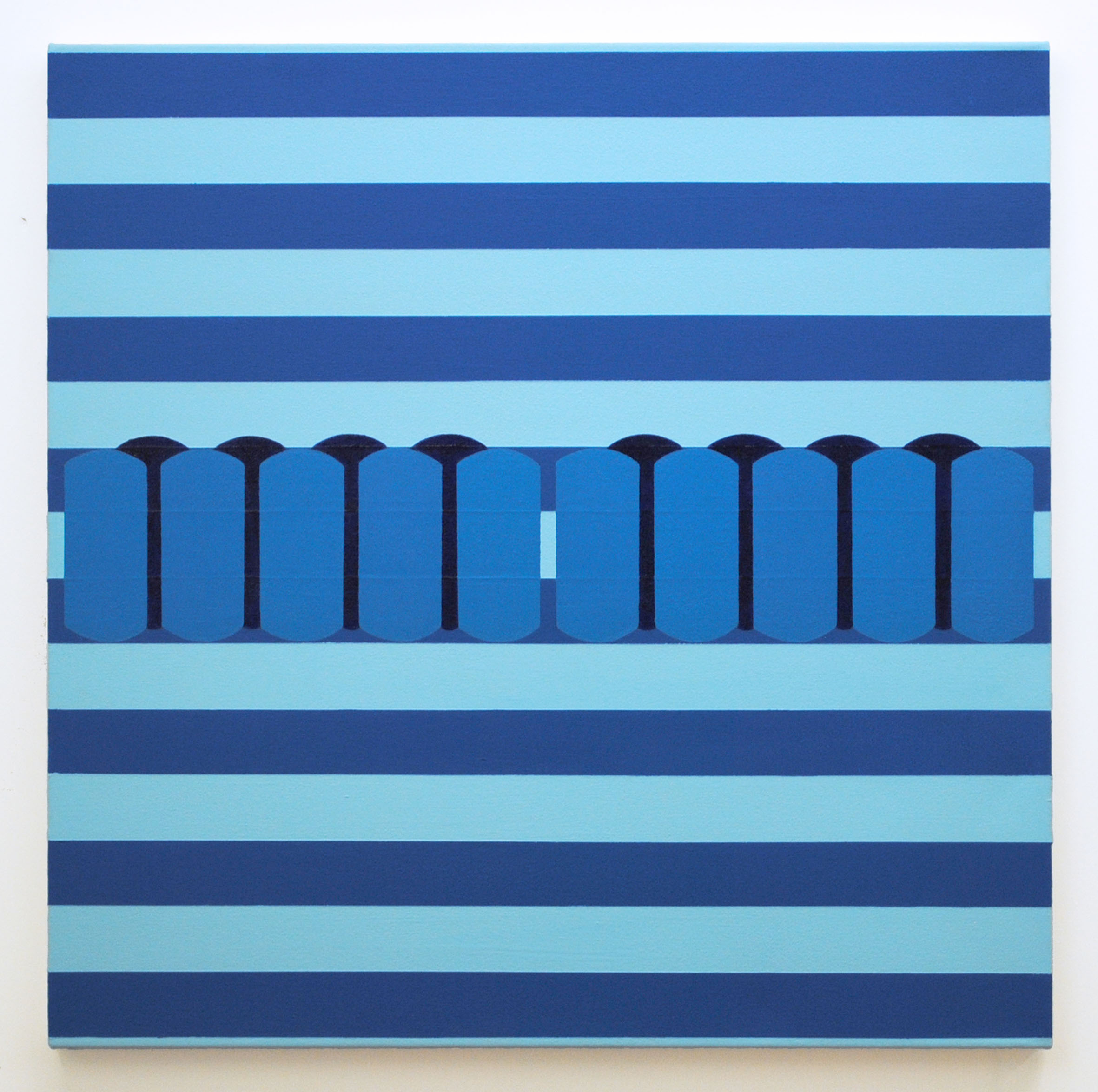 Legio XI 61cm x 61cm oil and acrylic on canvas 2017