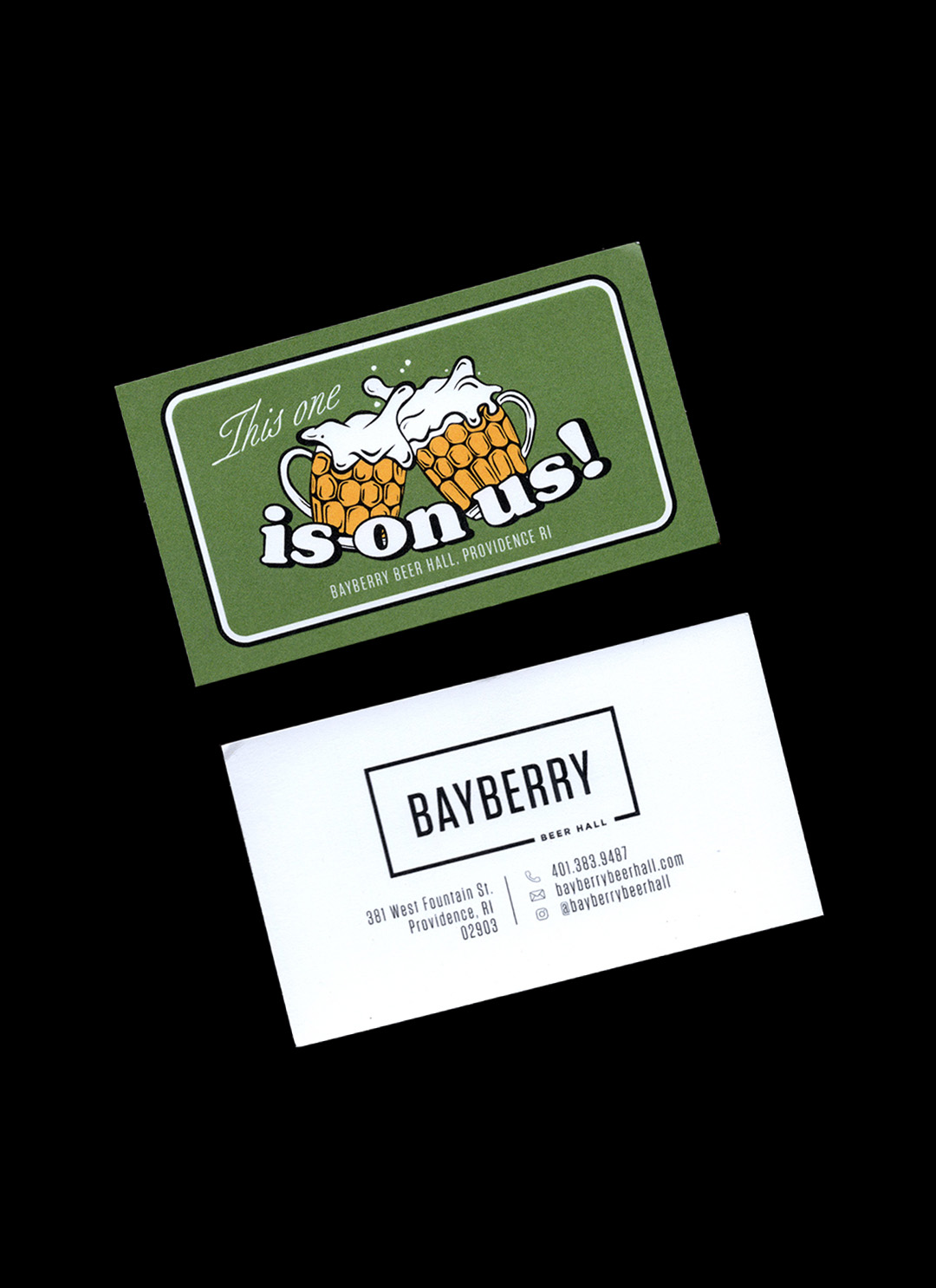 Business Cards // Bayberry Beer Hall