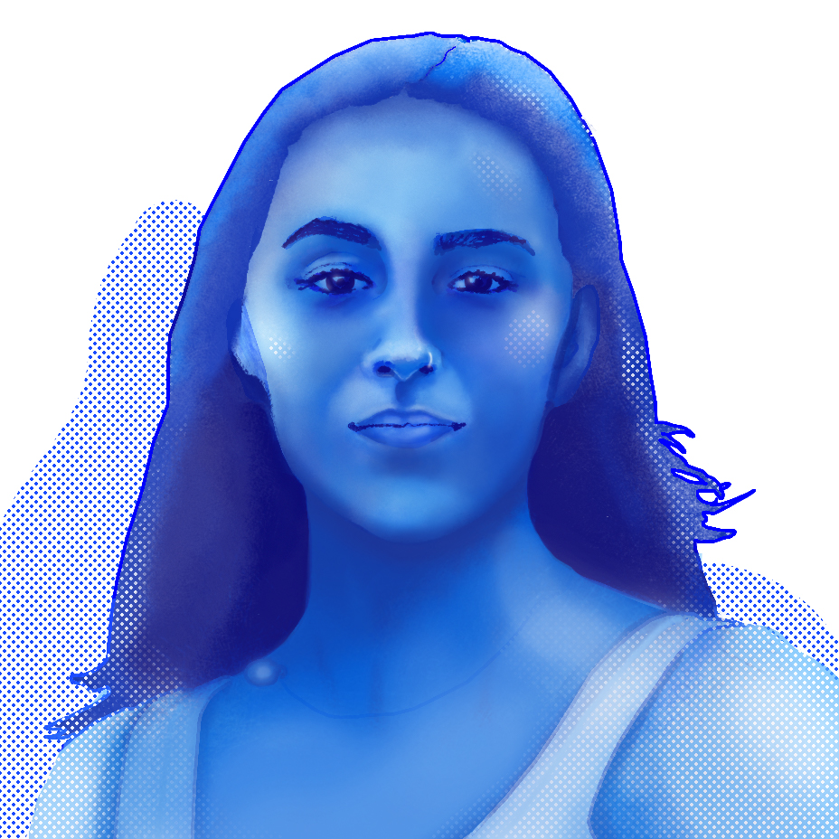 One part of a series of portraits I am completing for a column called "New School Diaries" for the New School Free Press