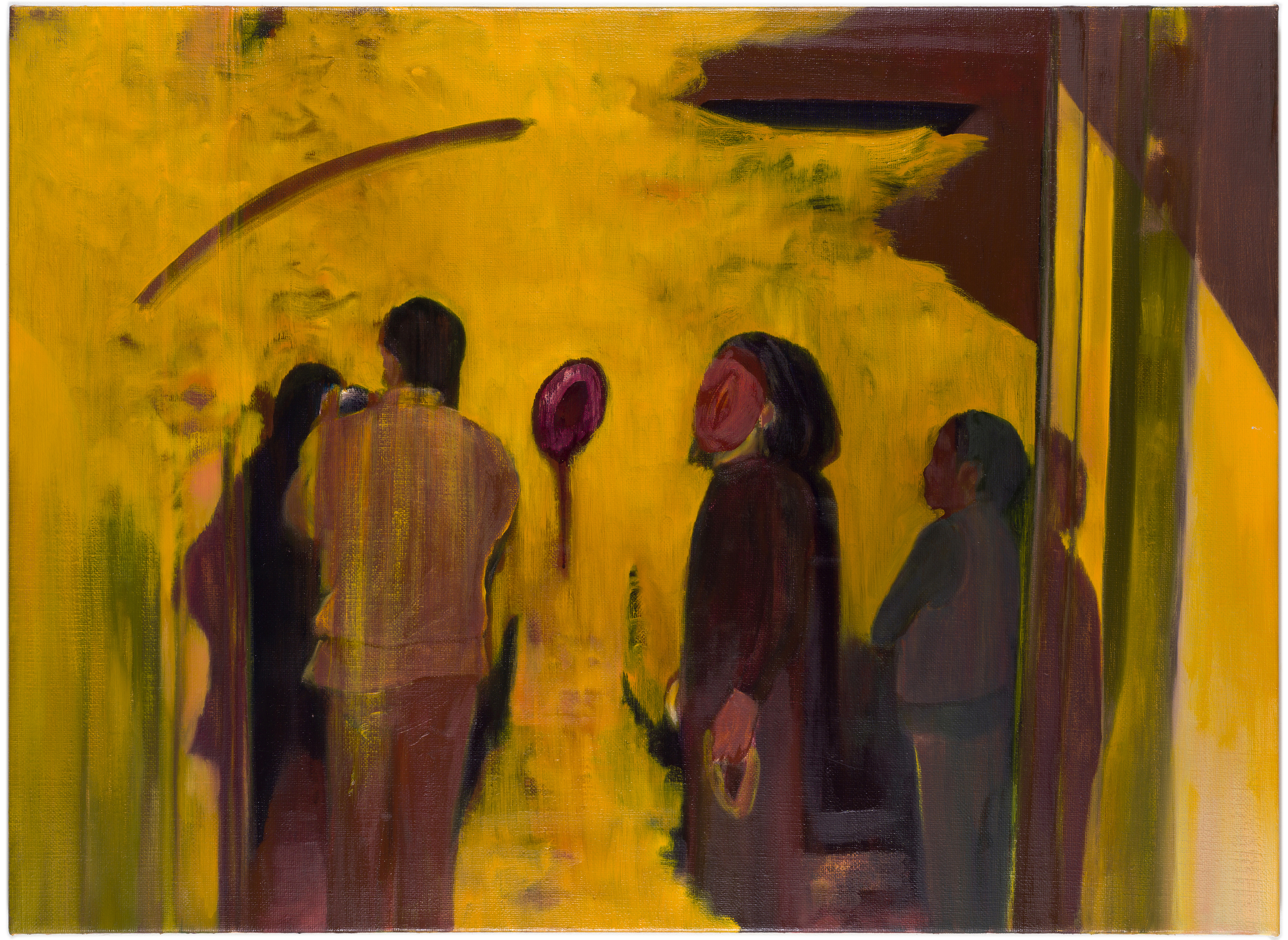 &ldquo;Ahead&rdquo;, 70x96cm, oil on canvas, 2021