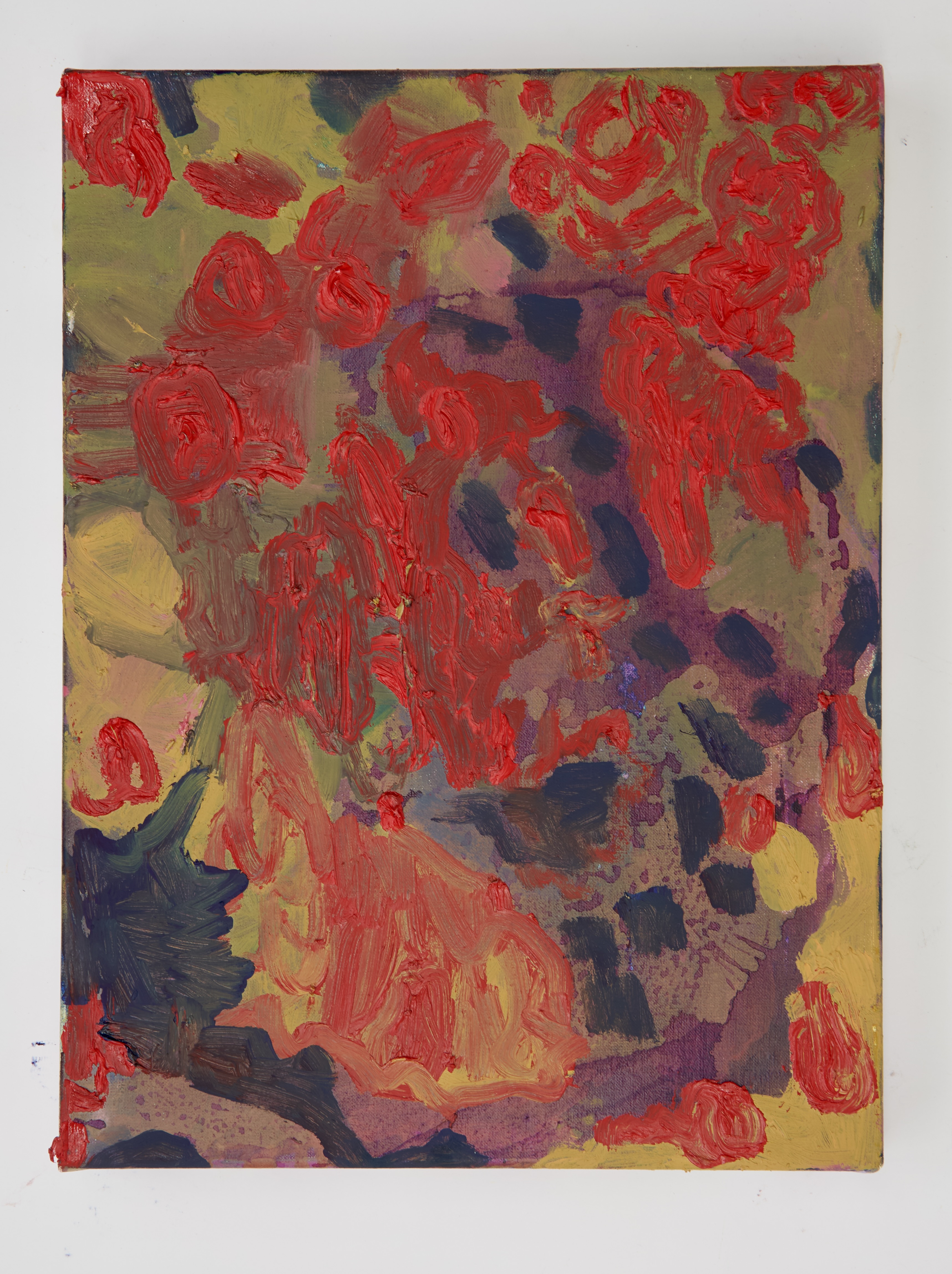 Heat Passing Through Clay, 2025, oil on linen, 40 x 30 cm