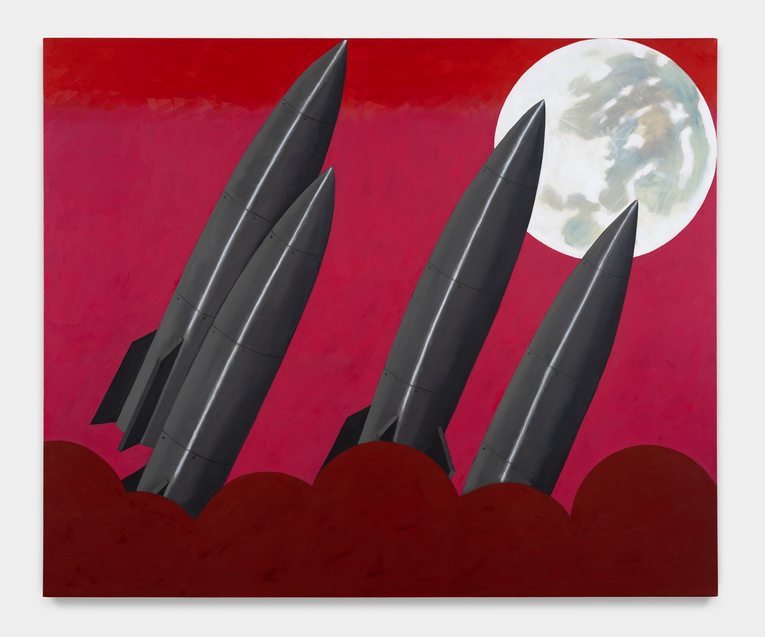 Extra Strength, 2023, Oil and acrylic on linen, 60 (H) x 72 (W) in.