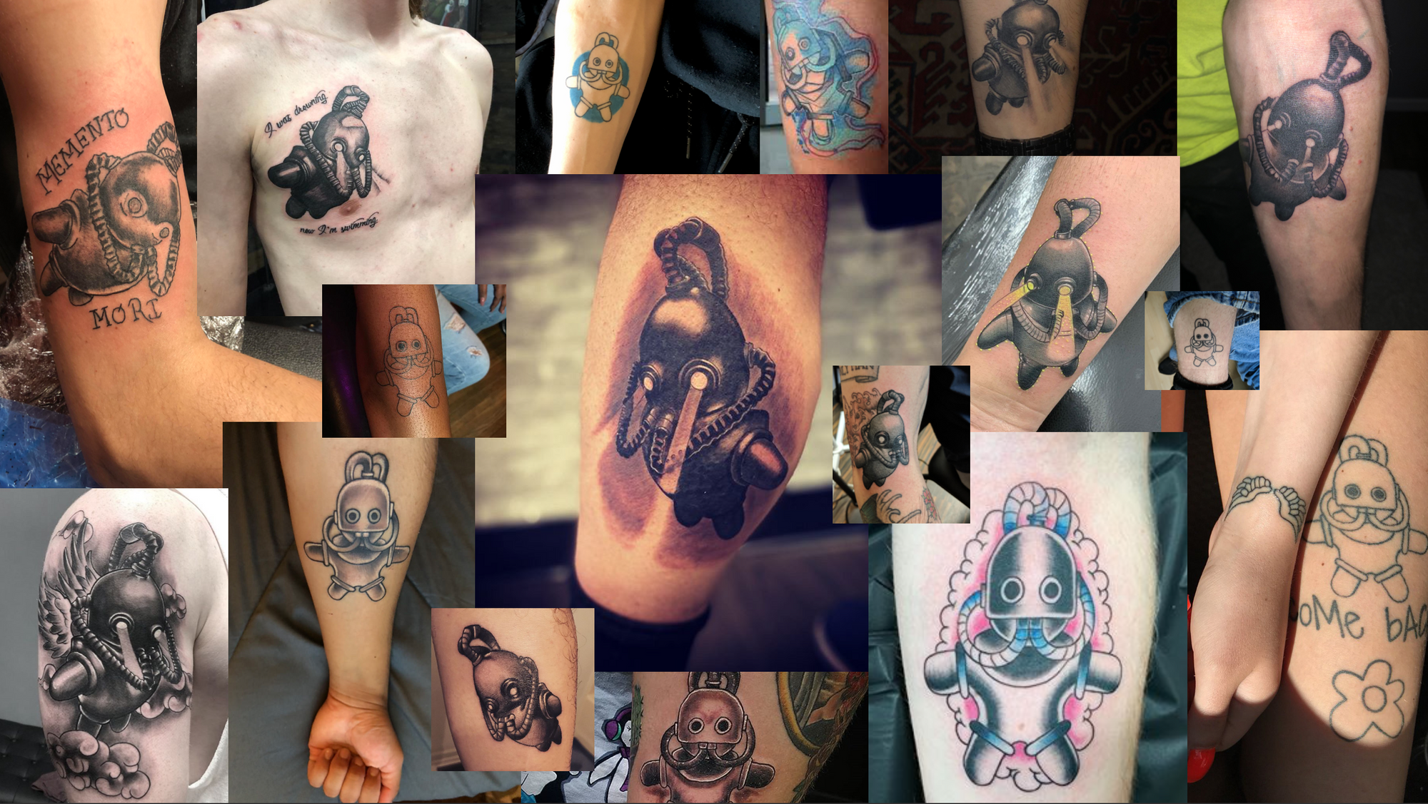 Diver Tattoos - Anthony Gaddis