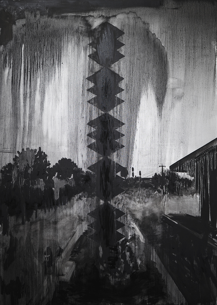 Y-2. 200 x 150 cm. oil on linen. 2018 - 9/16