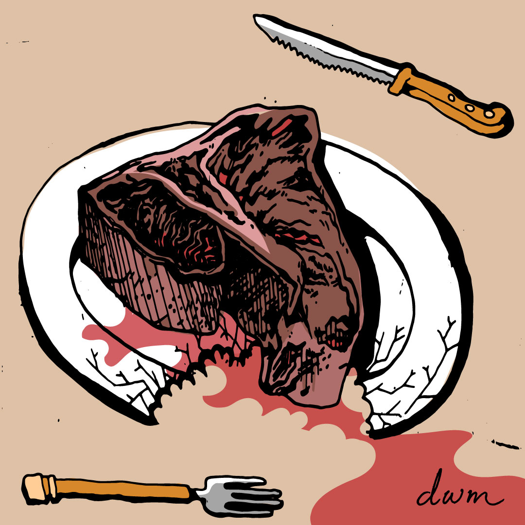 Commission for "Dinner With Me" Album Cover, Version 1, 2023