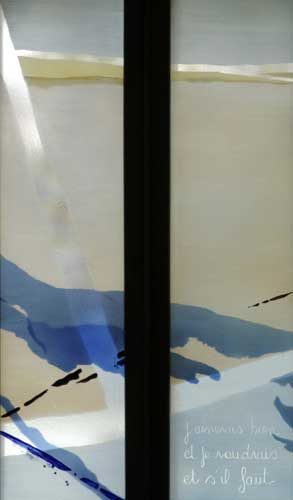 Deux vitraux de la grande verrière