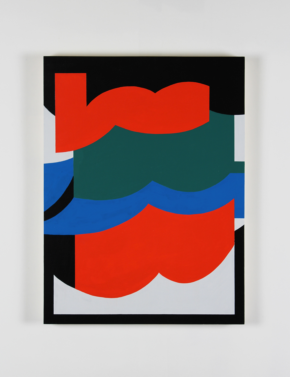 Strong-arm, 45x60cm, Acrylic on plywood panel, 2017