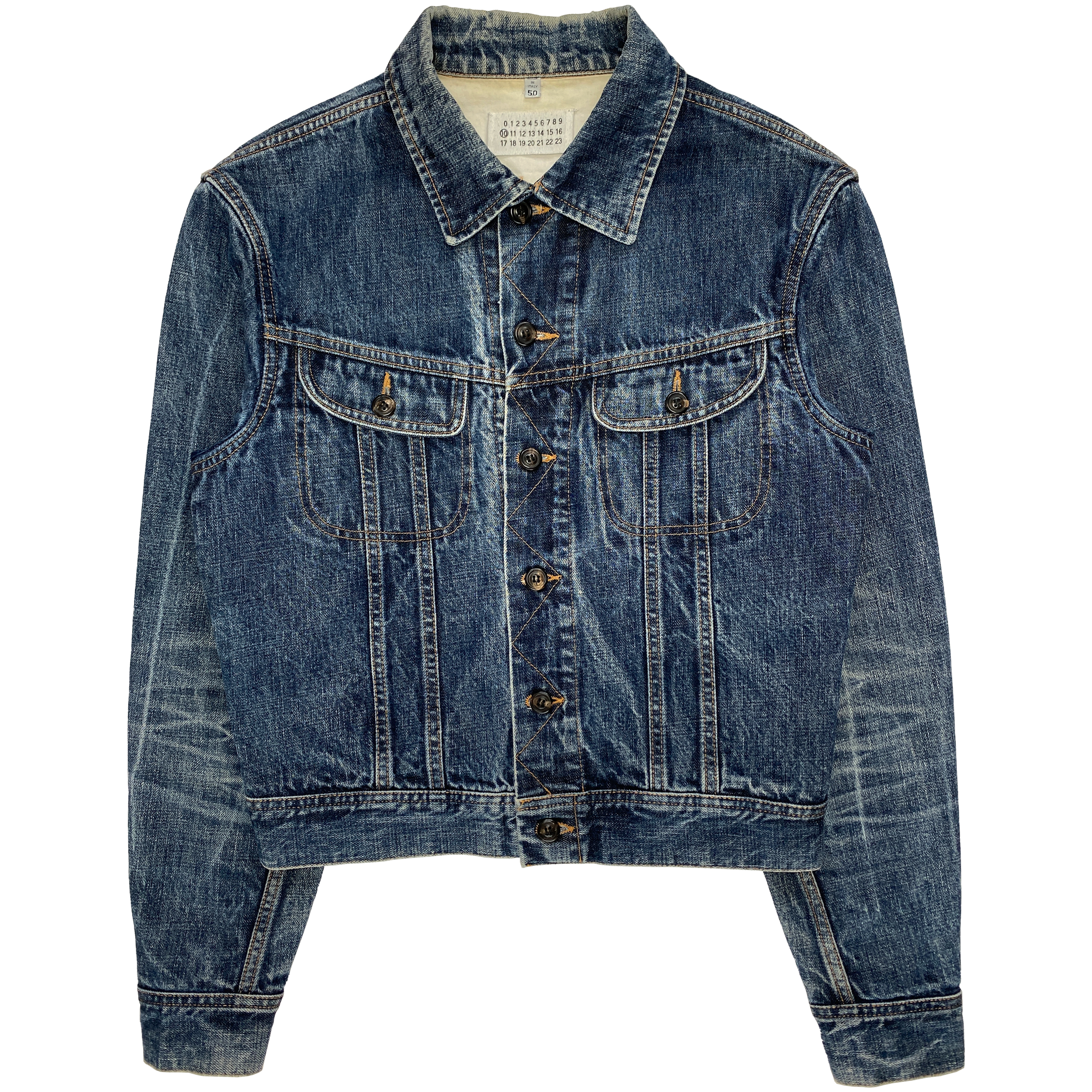 Maison Martin Margiela, S/S 2003 Vintage Denim Trucker Jacket - La