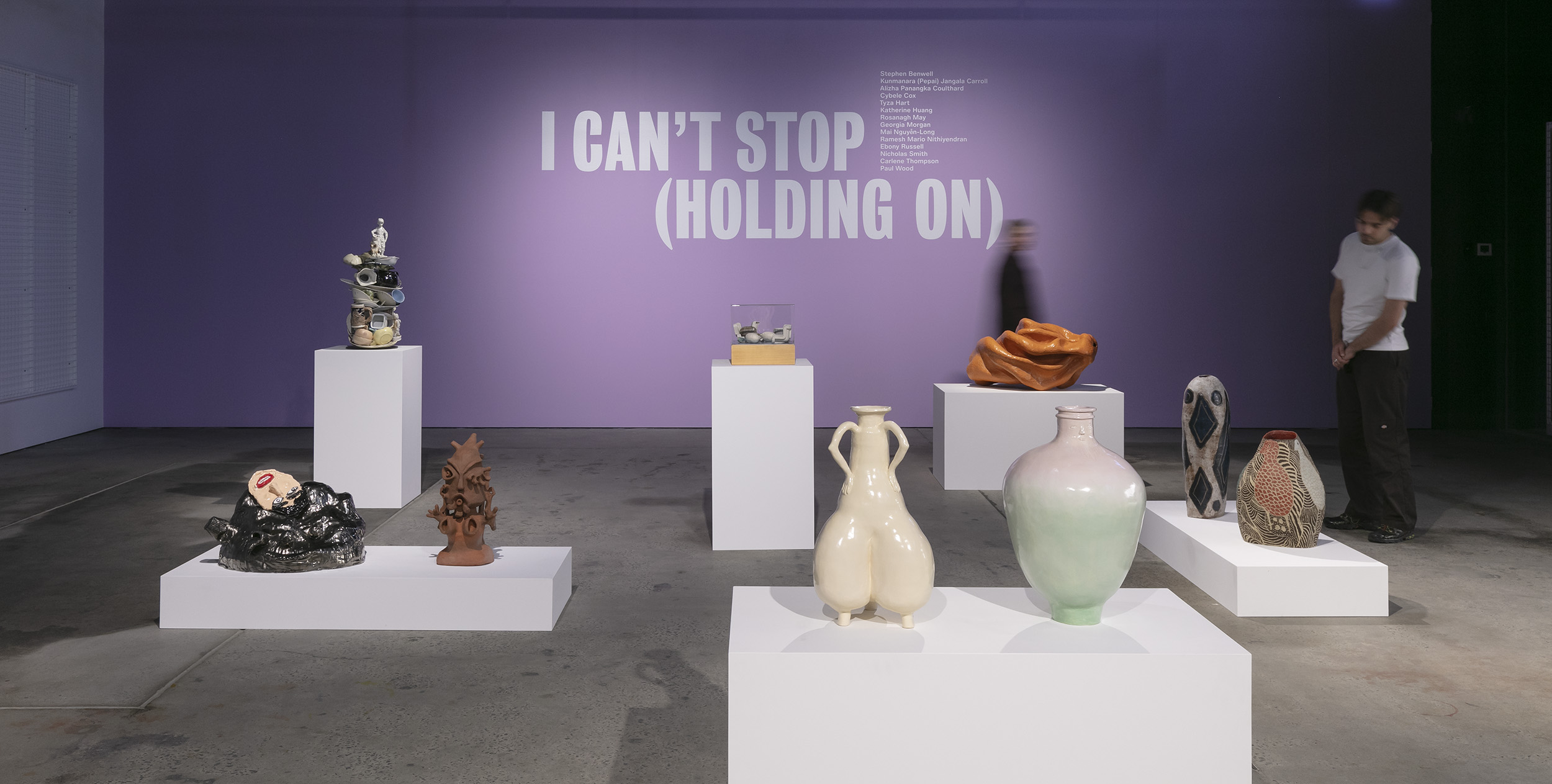 Installation view, I Can’t Stop (Holding On), Artbank Melbourne. Photo: Christian Capurro