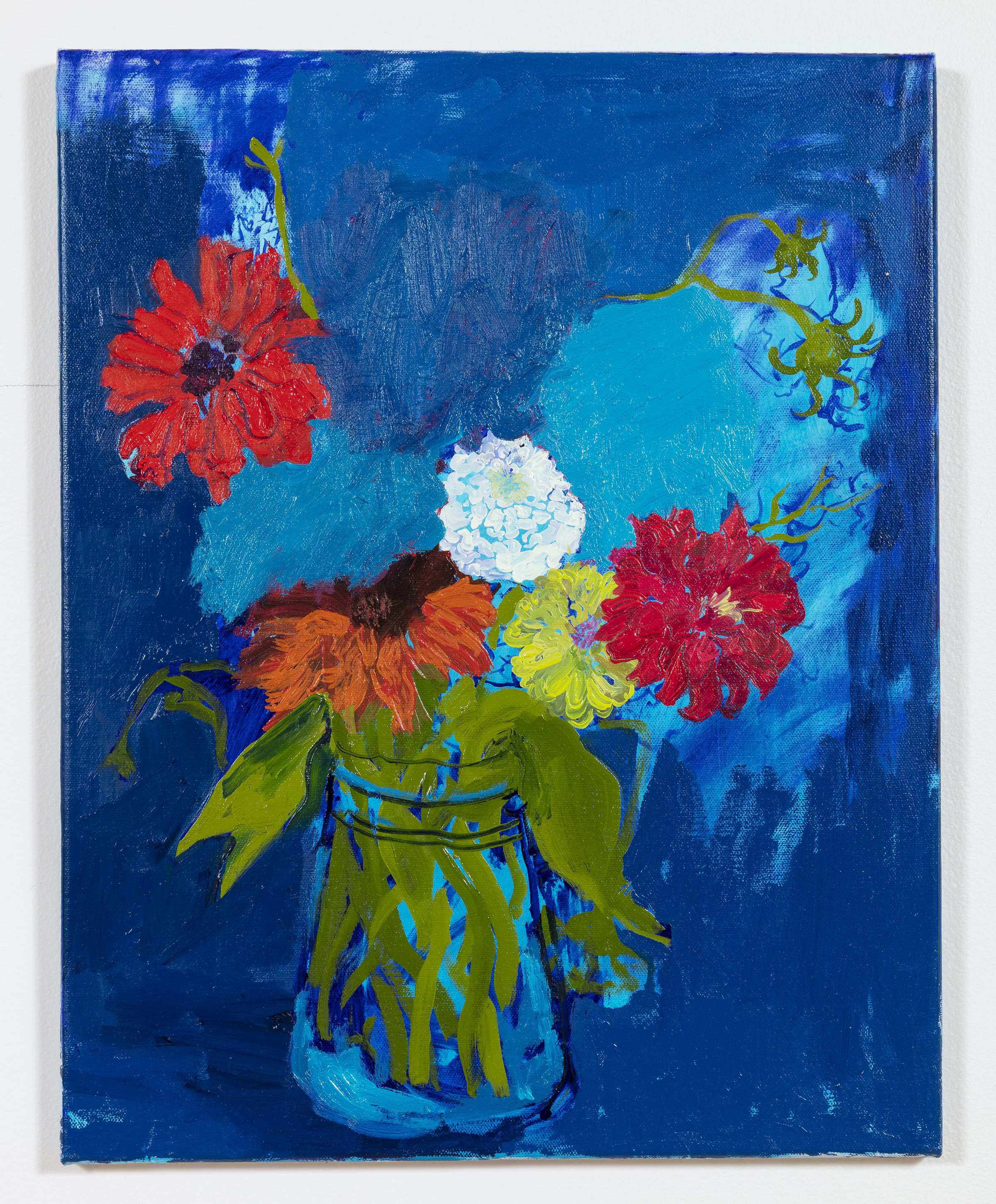 Flowers That Died Before I Could Paint Them, 2021. Oil on Canvas, 16 x 20 inches.