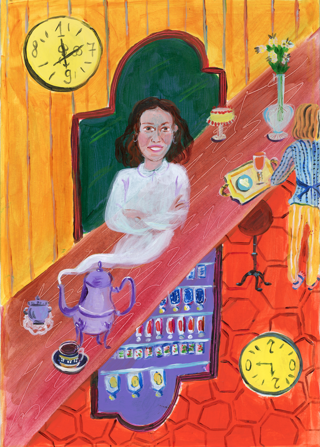 Victoire de Taillac, co-owner of the Grand Café Tortoni and Officine Universelle for Apartamento, 2020