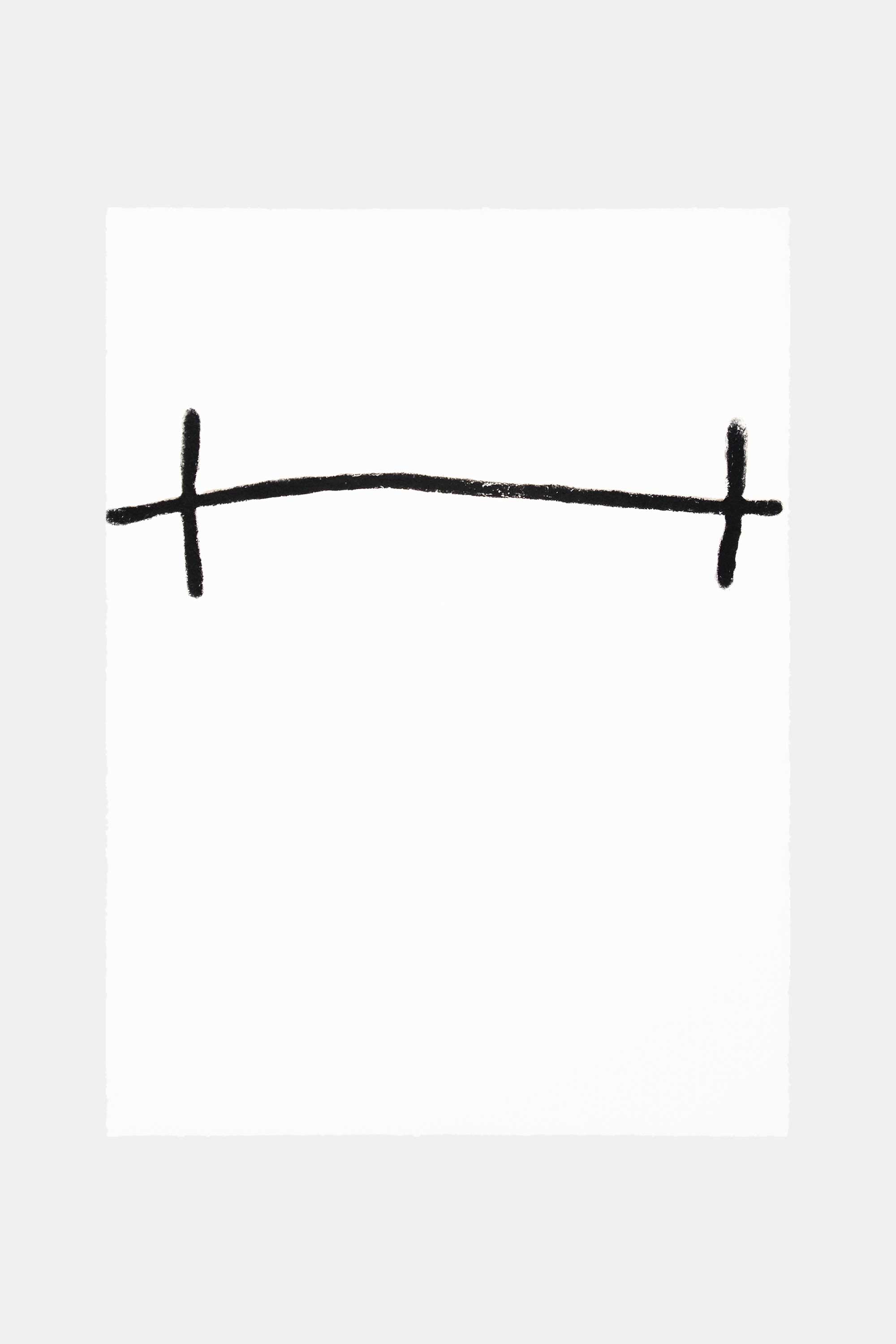 Both sides, 2015. Carborundum print. 56&#160;×&#160;76&#160;cm. Edition of 1.