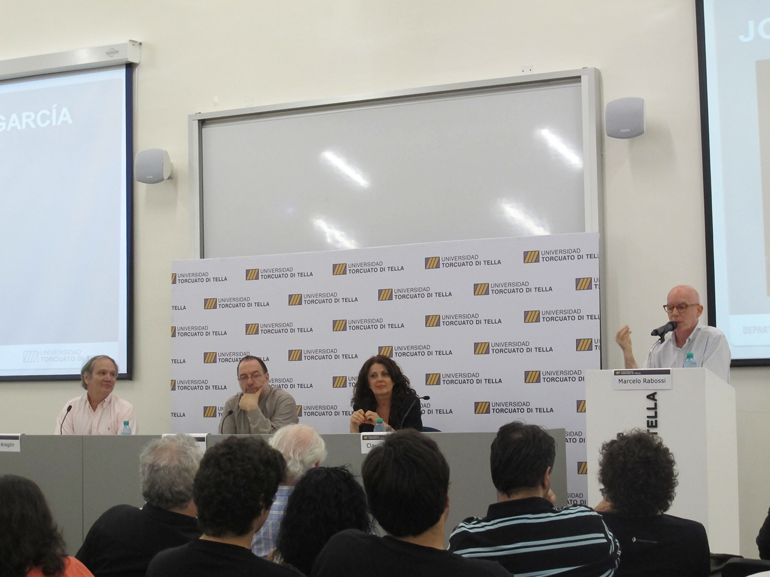 Martín Aragón, Alfredo Rosso, Claudia Romero, Marcelo Rabossi