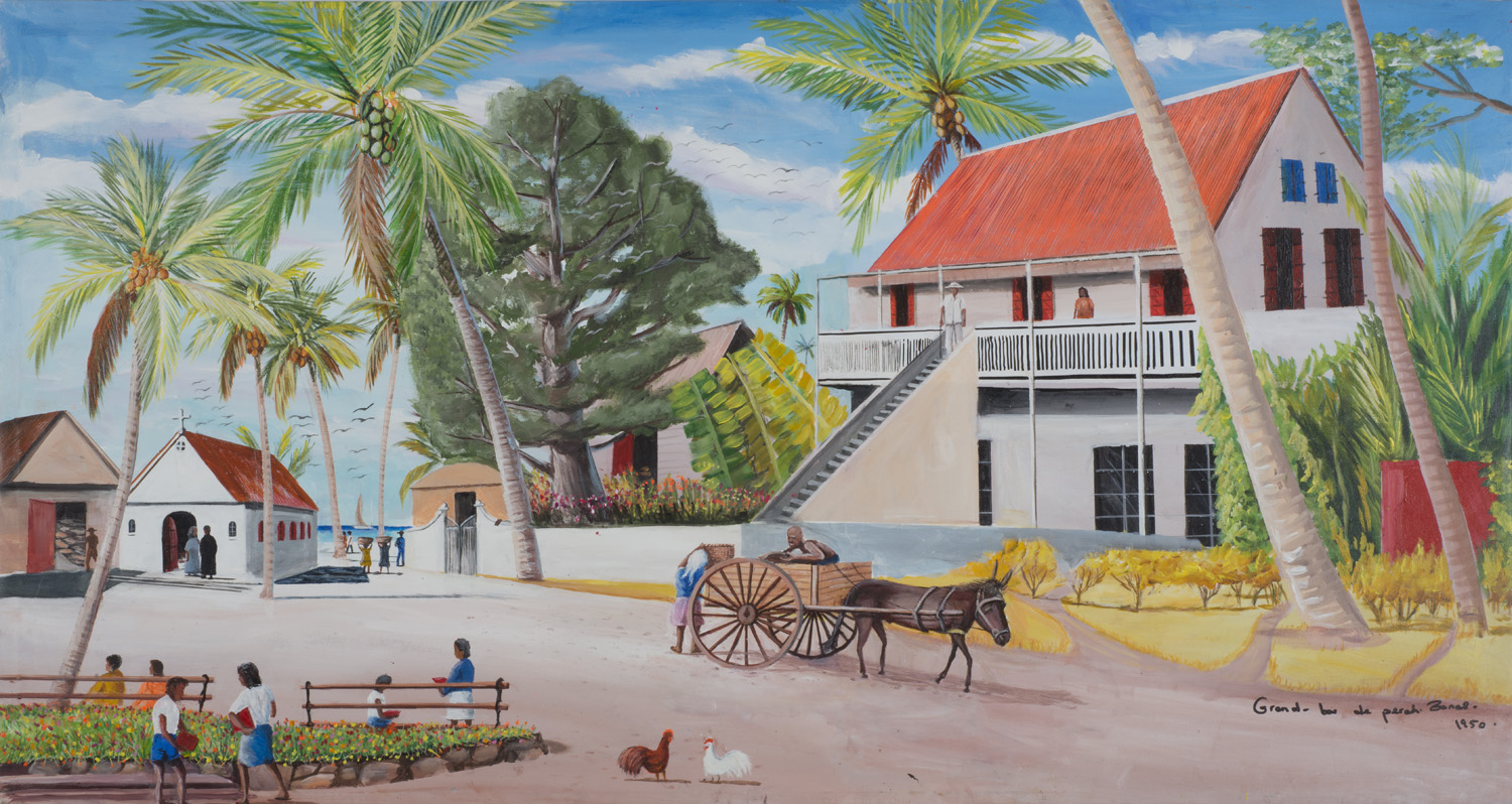 Clement Siatous, Grand Casse de Chagos, 2014 acrylic on linen , 28 x 53 in. / 71.1 x 134.6 cm.