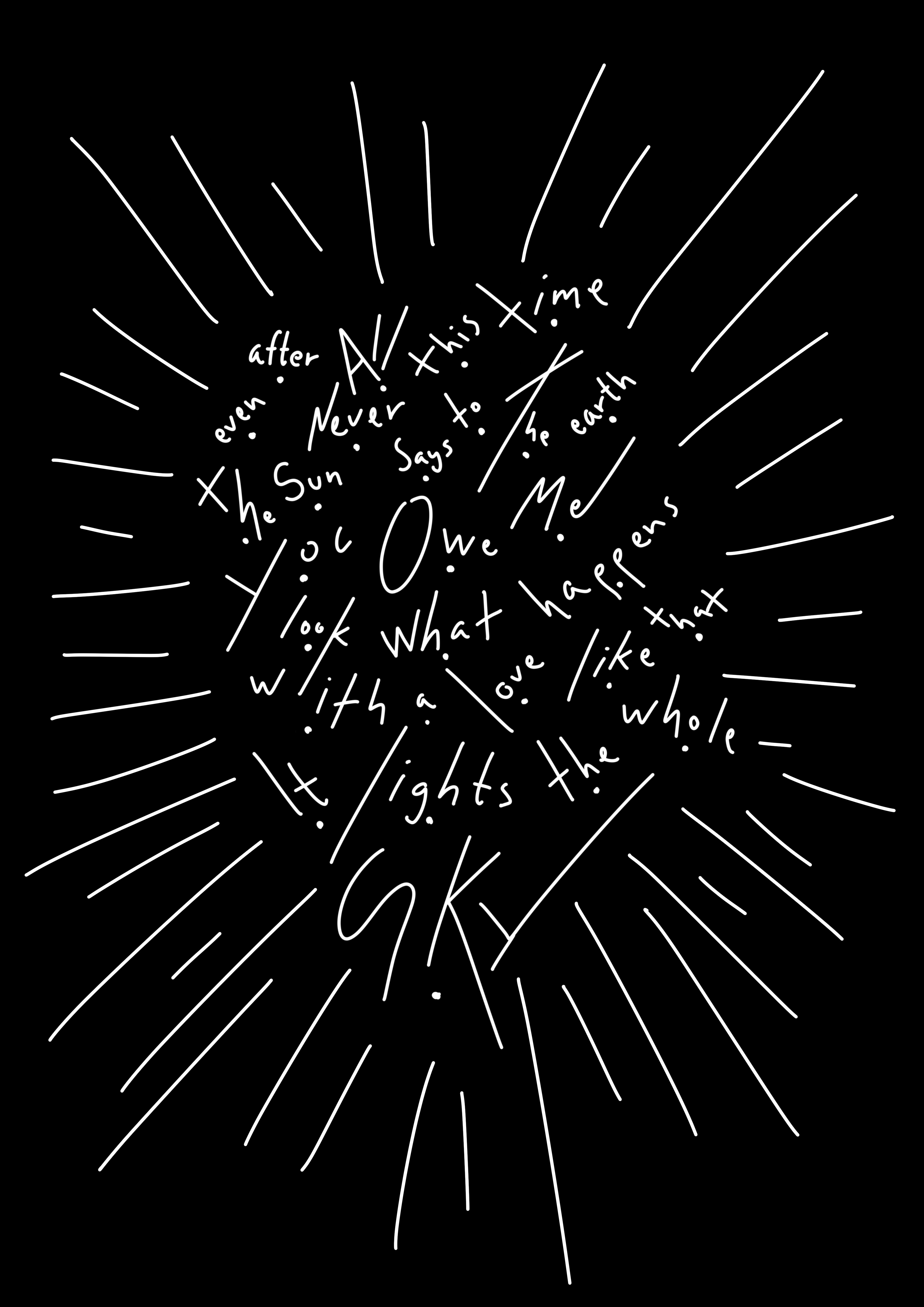 TABRIZI POETRY / Digital drawing (2020)