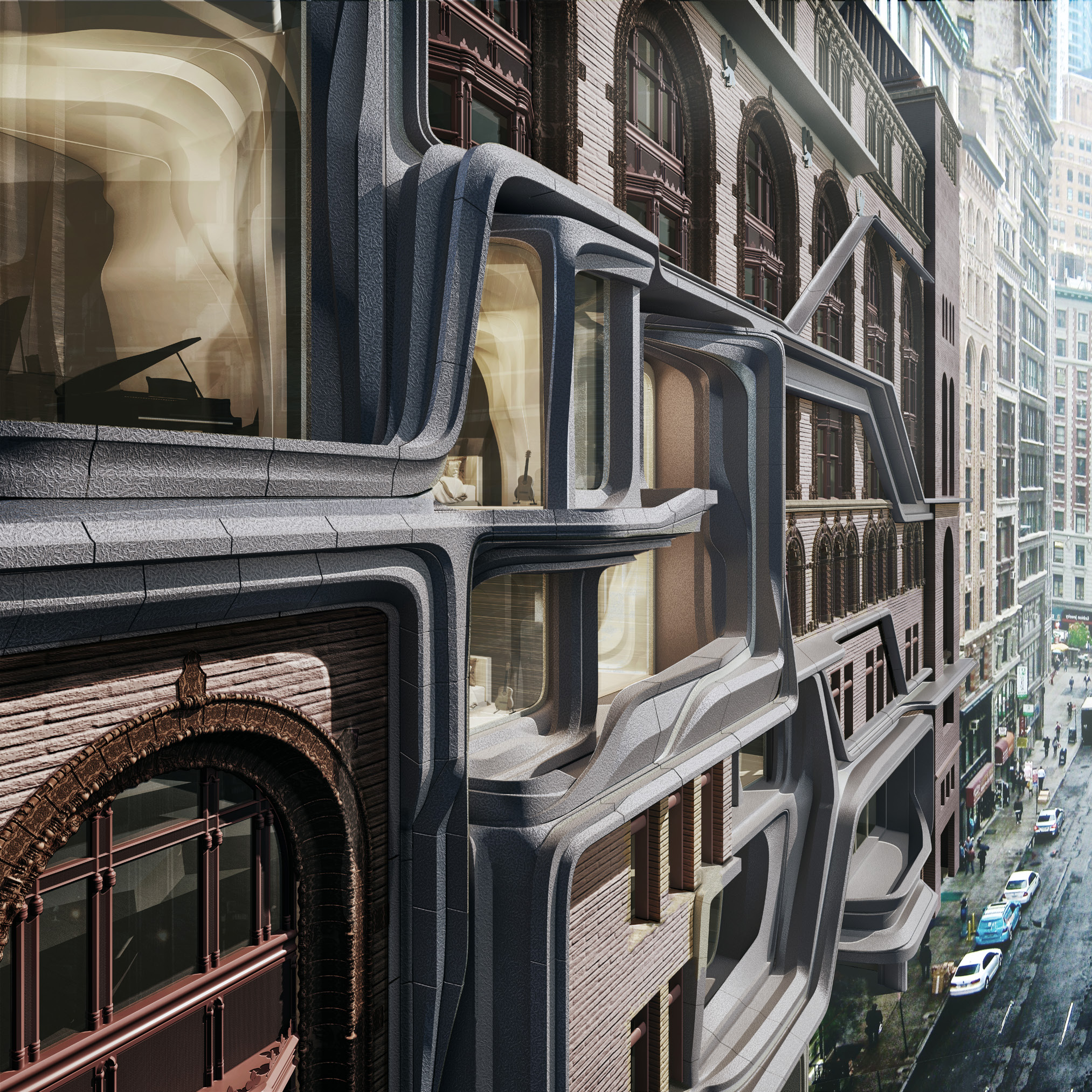 Rendering Facade Design