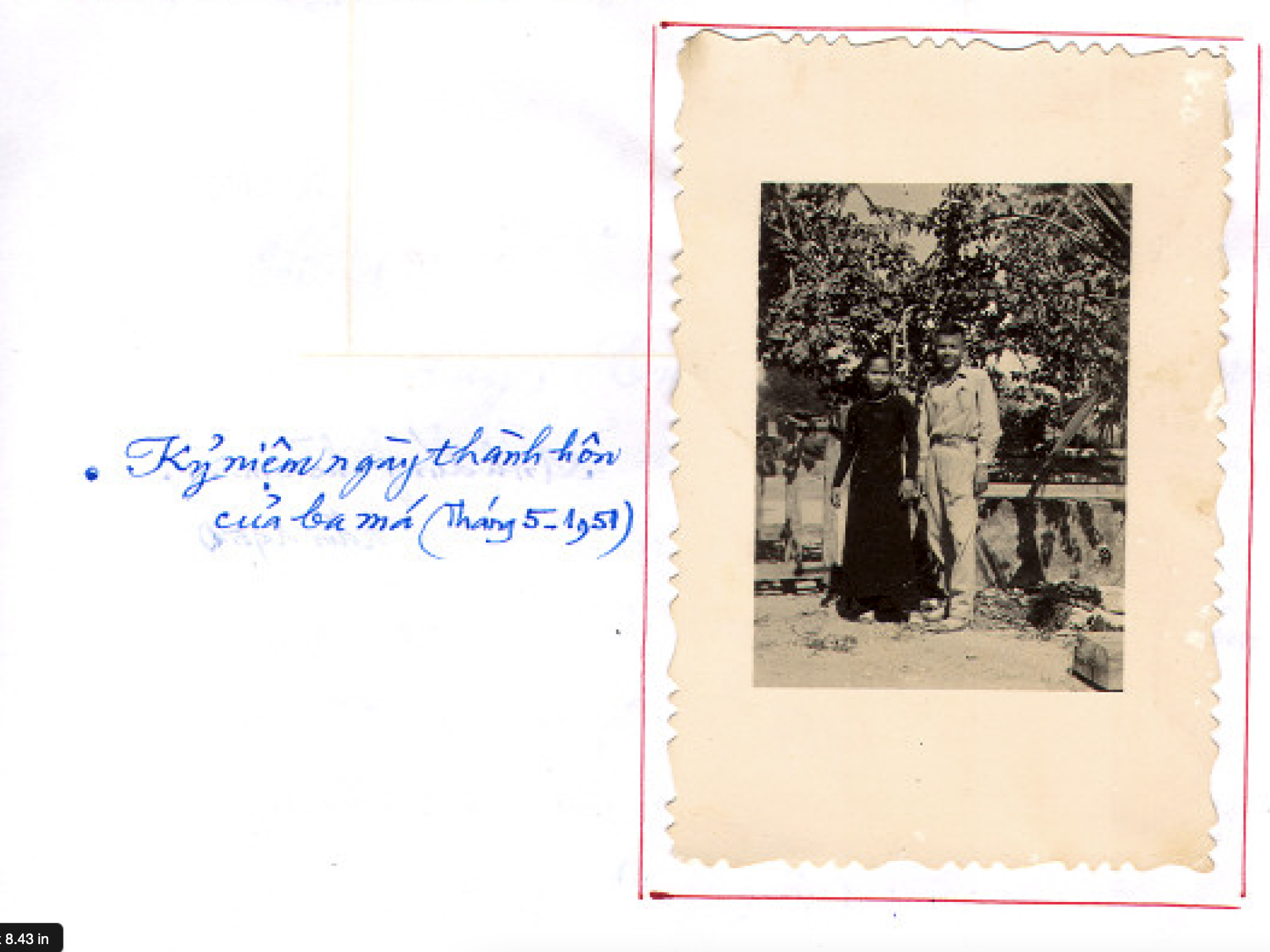 01217 Ninh Hòa, Khánh Hòa, Việt Nam May 1959, Mom and dad's wedding day