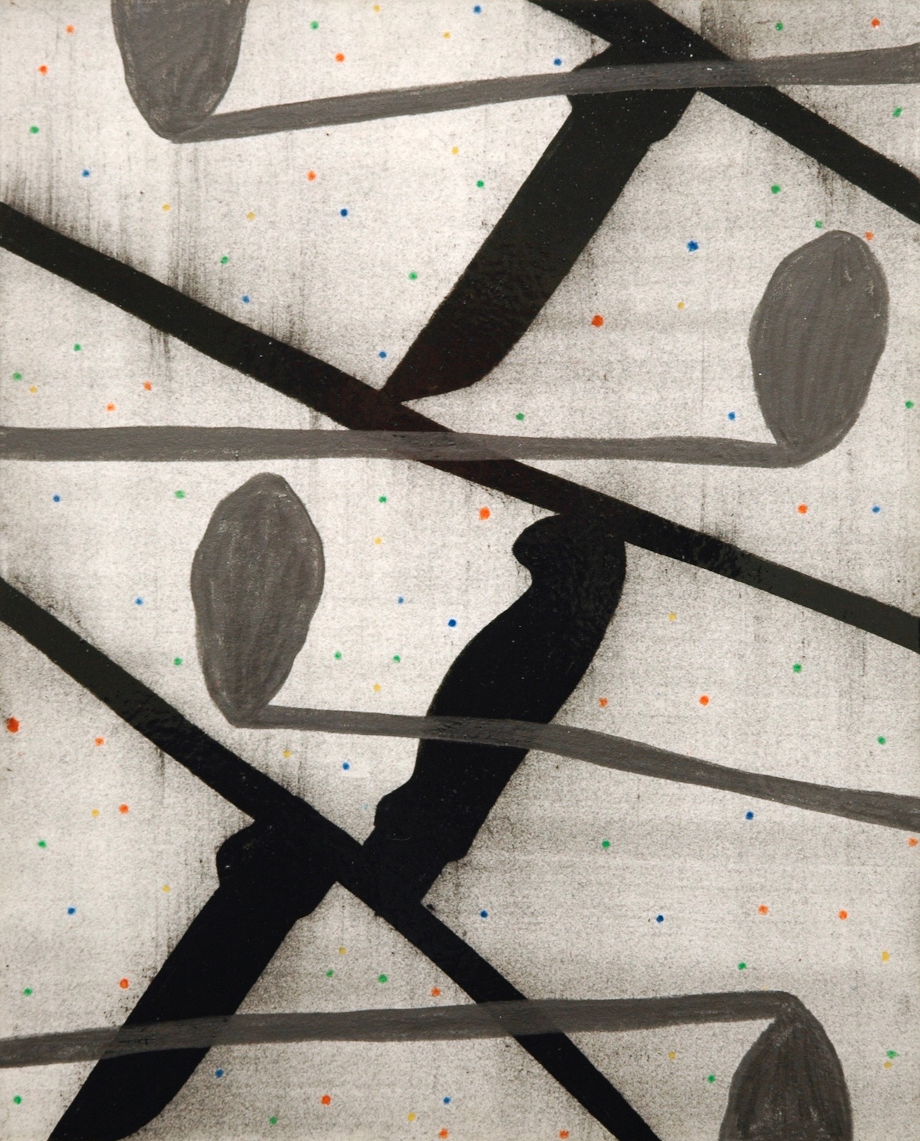 Untitled 2011, mixed media on paper/aluminium, 20 x 16 cm, private collection