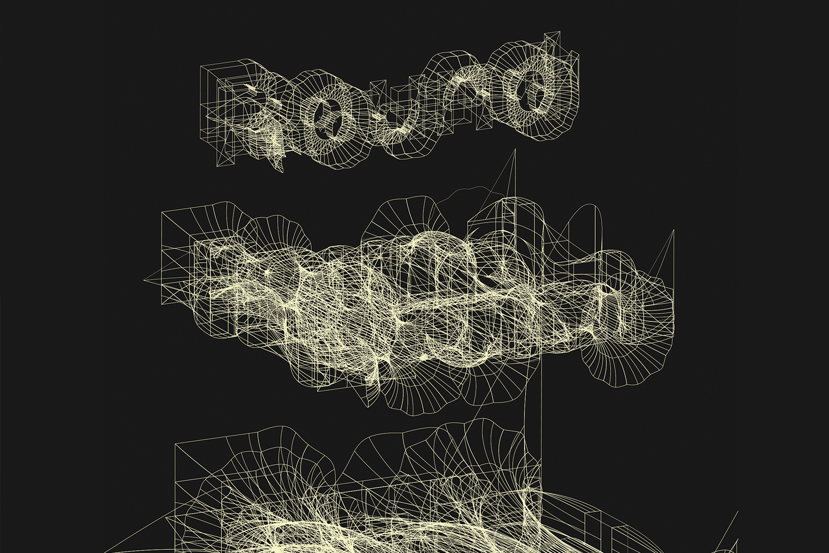 Deconstructed, typographic experiments exploring Helvetica’s readability, 2018