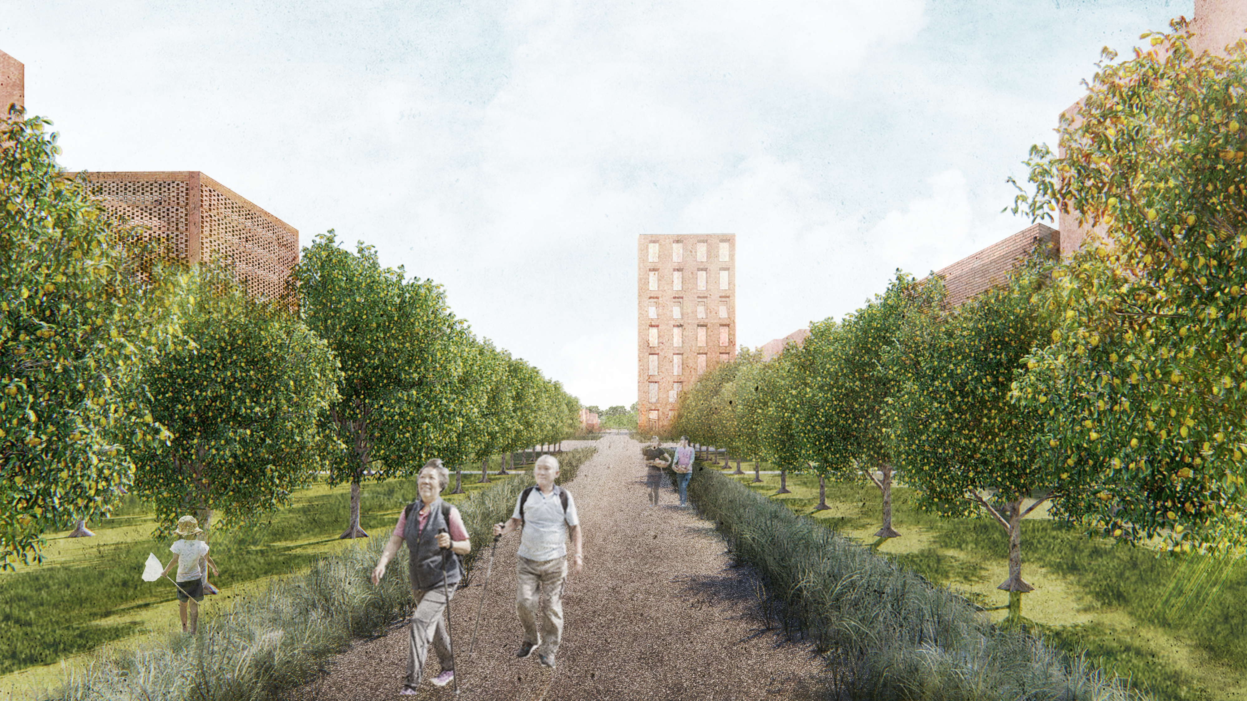 New housing merges with production landscapes