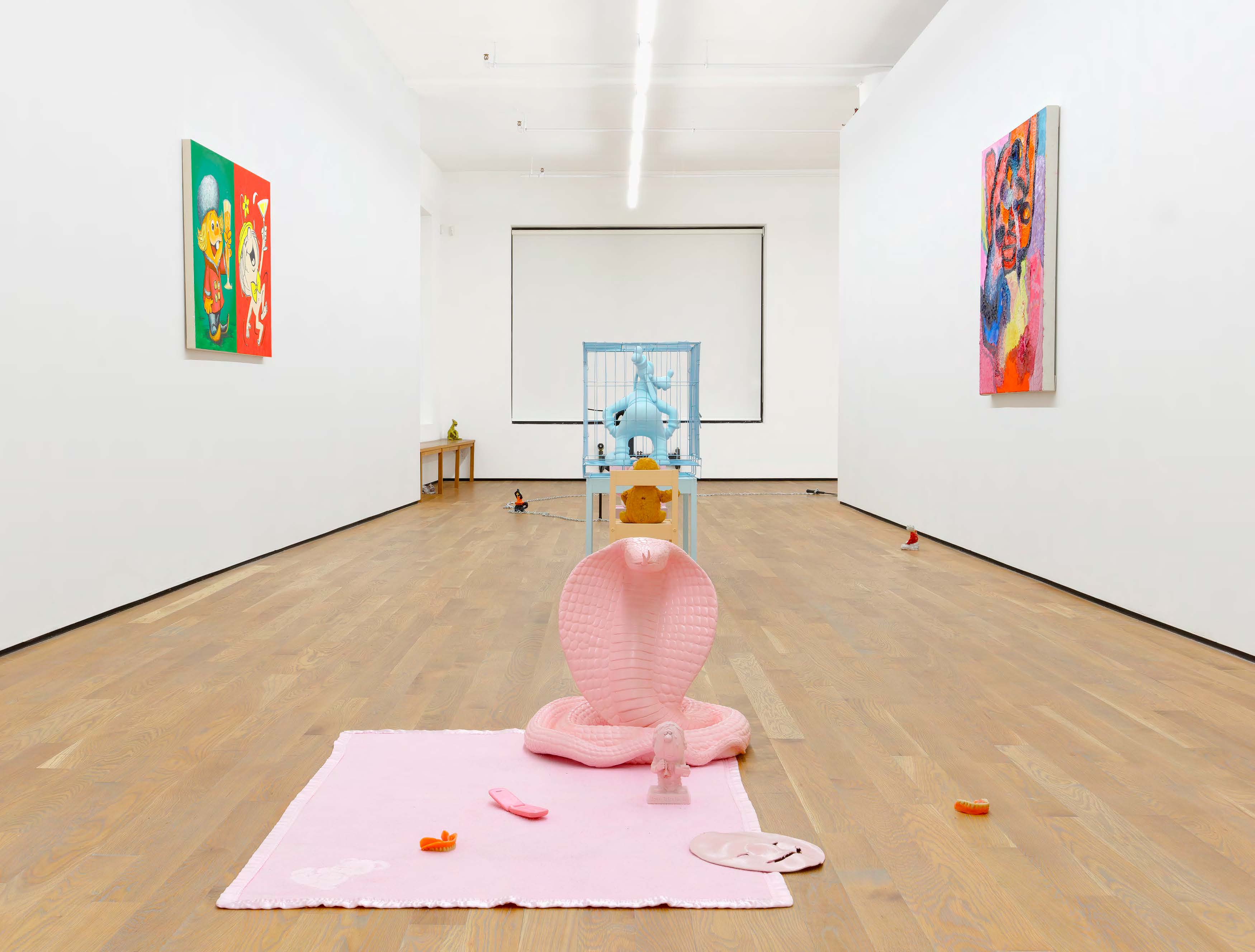 From Left: Julia Wachtel, Brian Kokoska Bjarne Melgaard