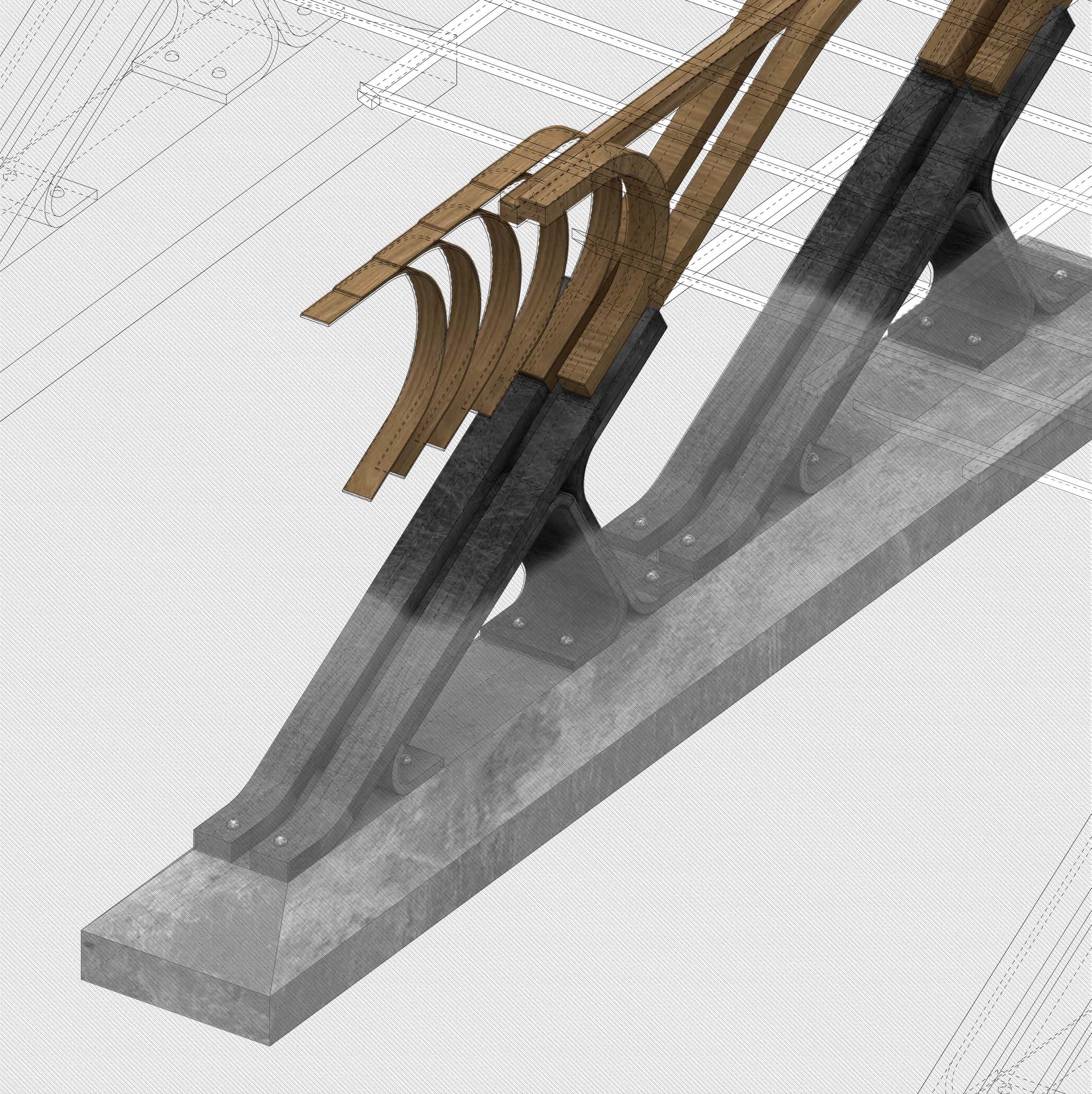 When Timber Meets Water: A Bending Metal Solution 