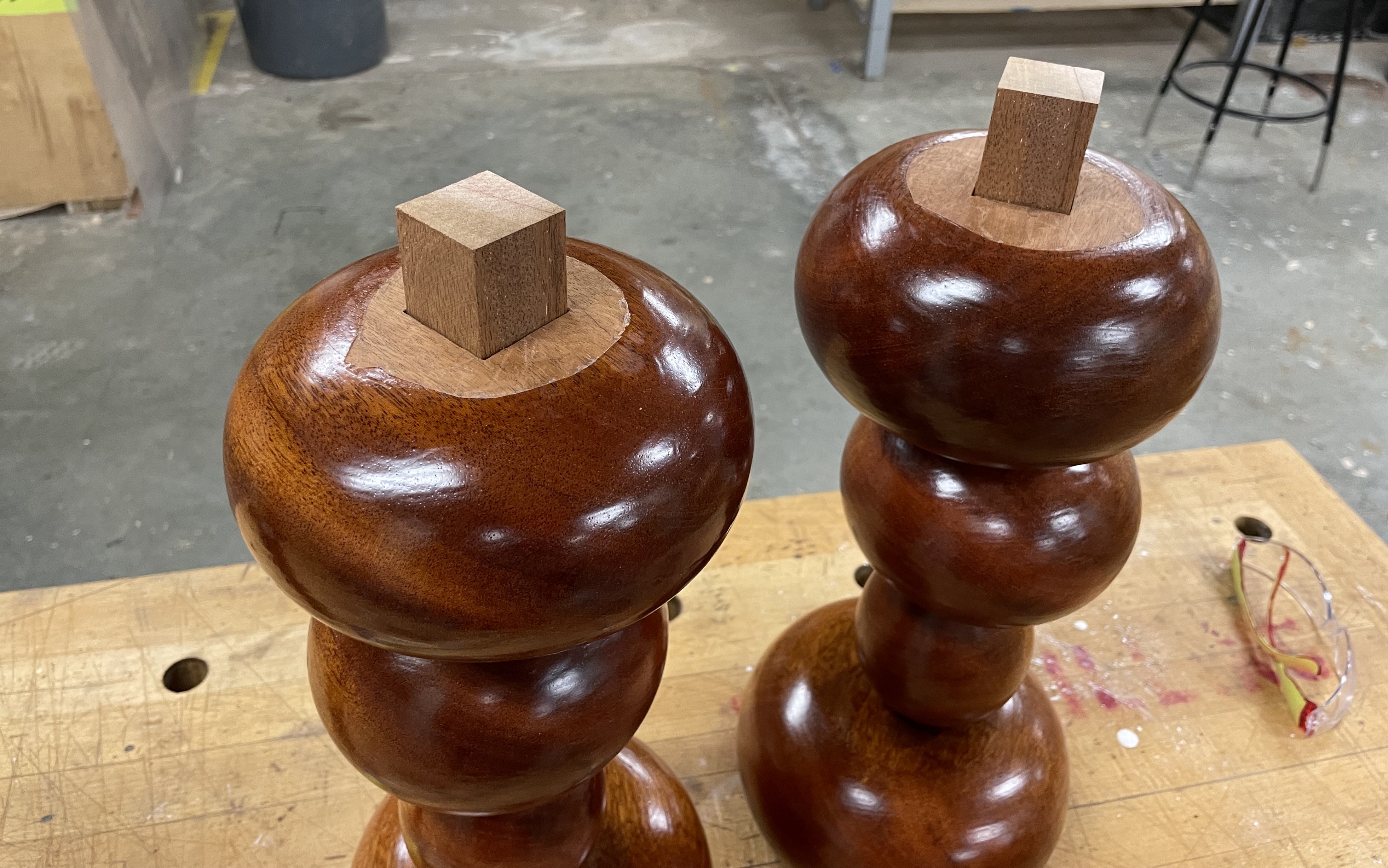 Leg joint for table-leg connections.