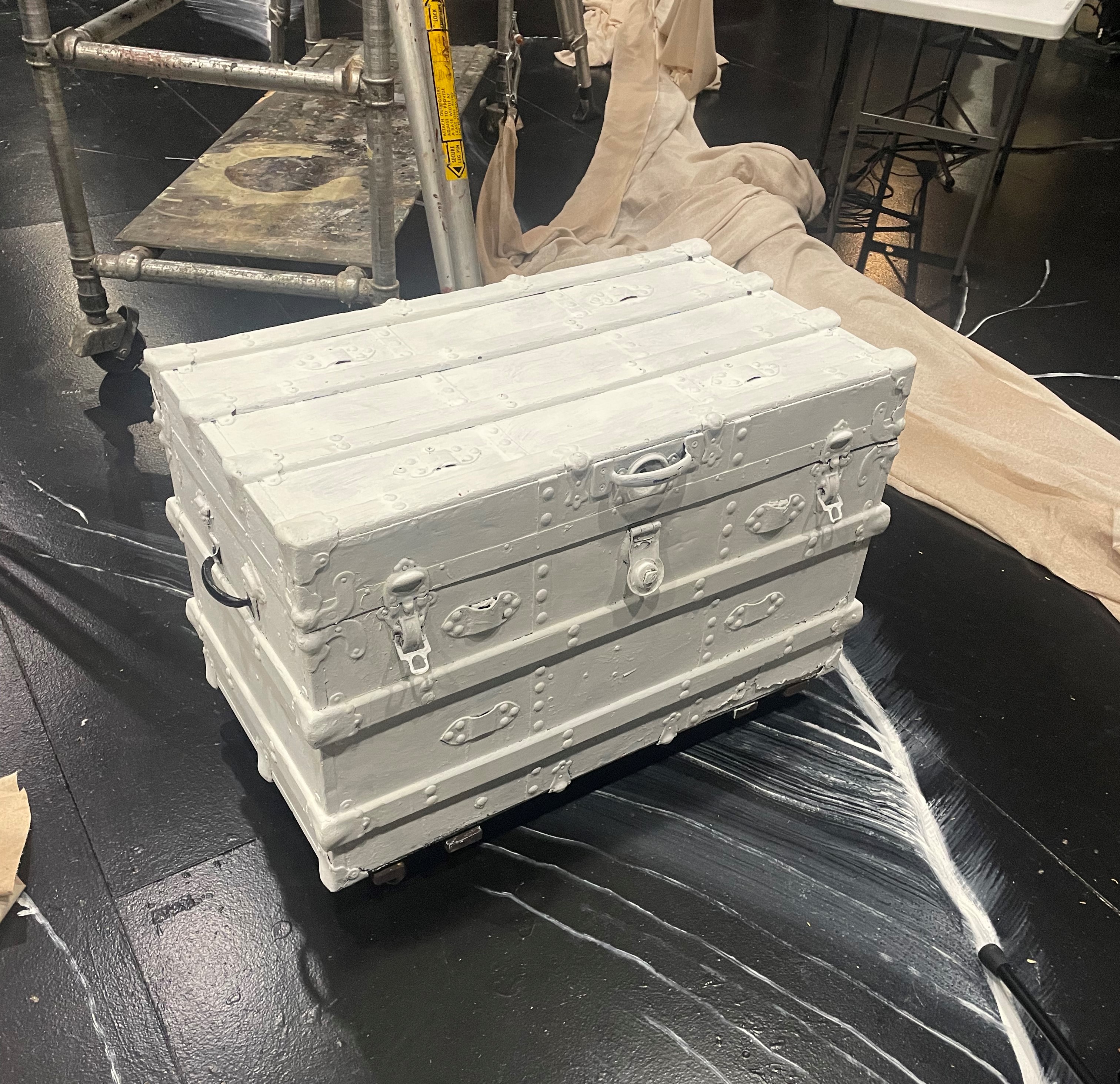 Chest before paint treatment