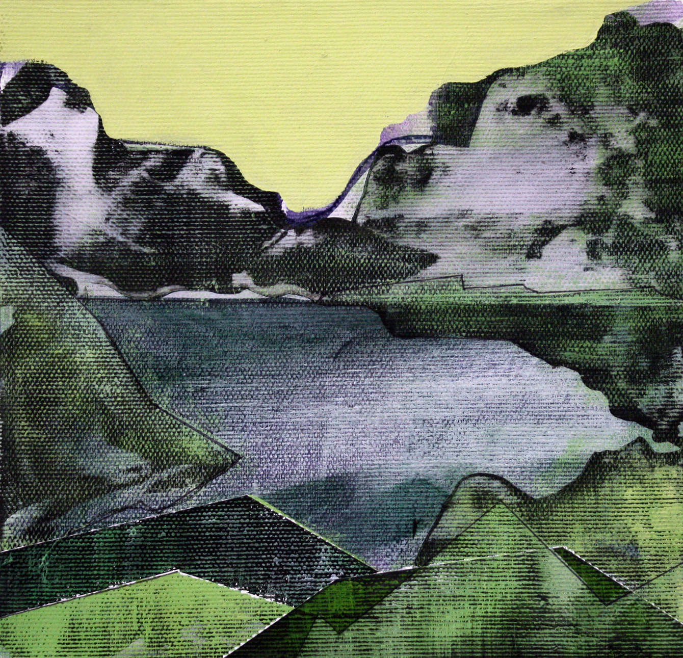 Lerche, Acrylics and oil on canvas, 20 x 20 cm, 2014