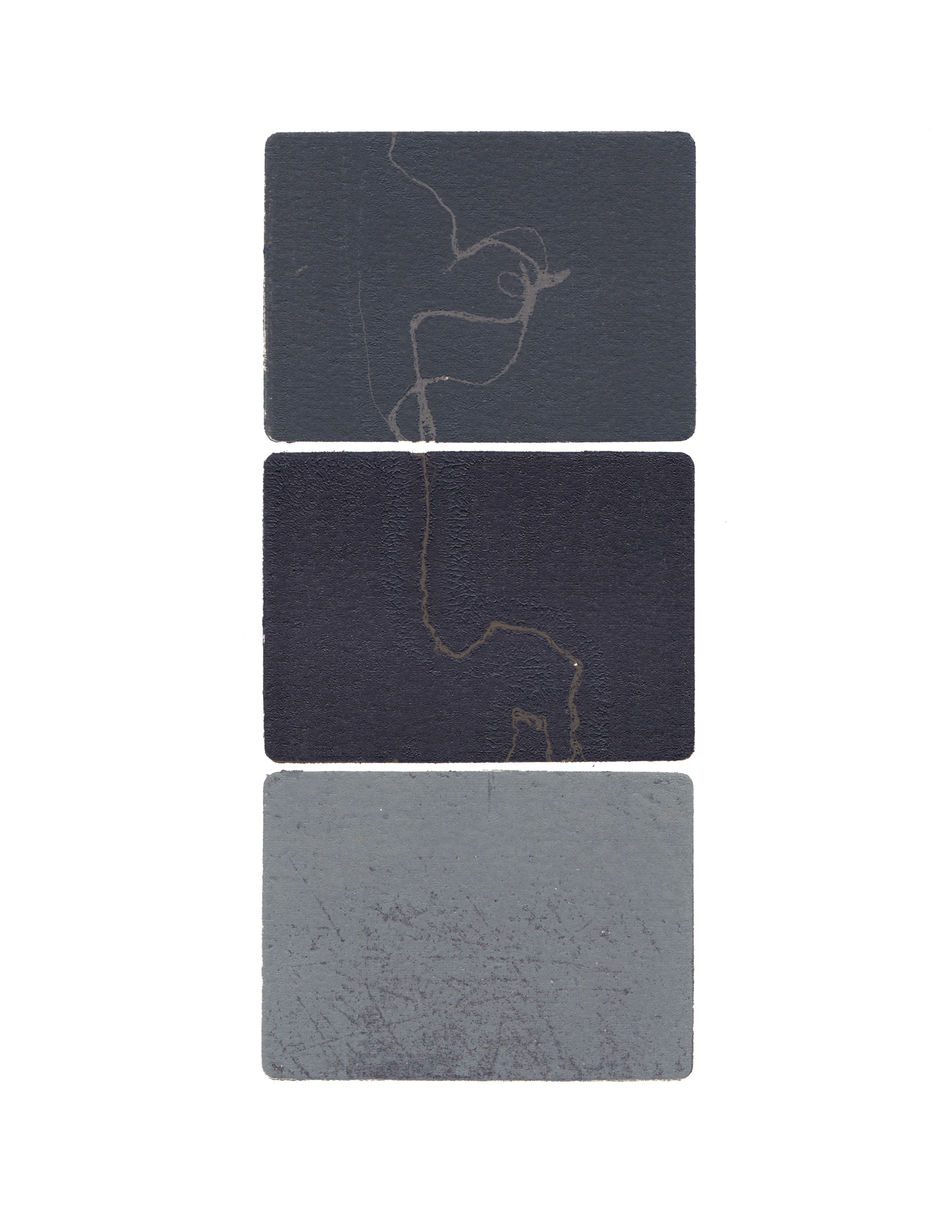 Treading 4, 2012, Monotype, 3.5" x 7.5"